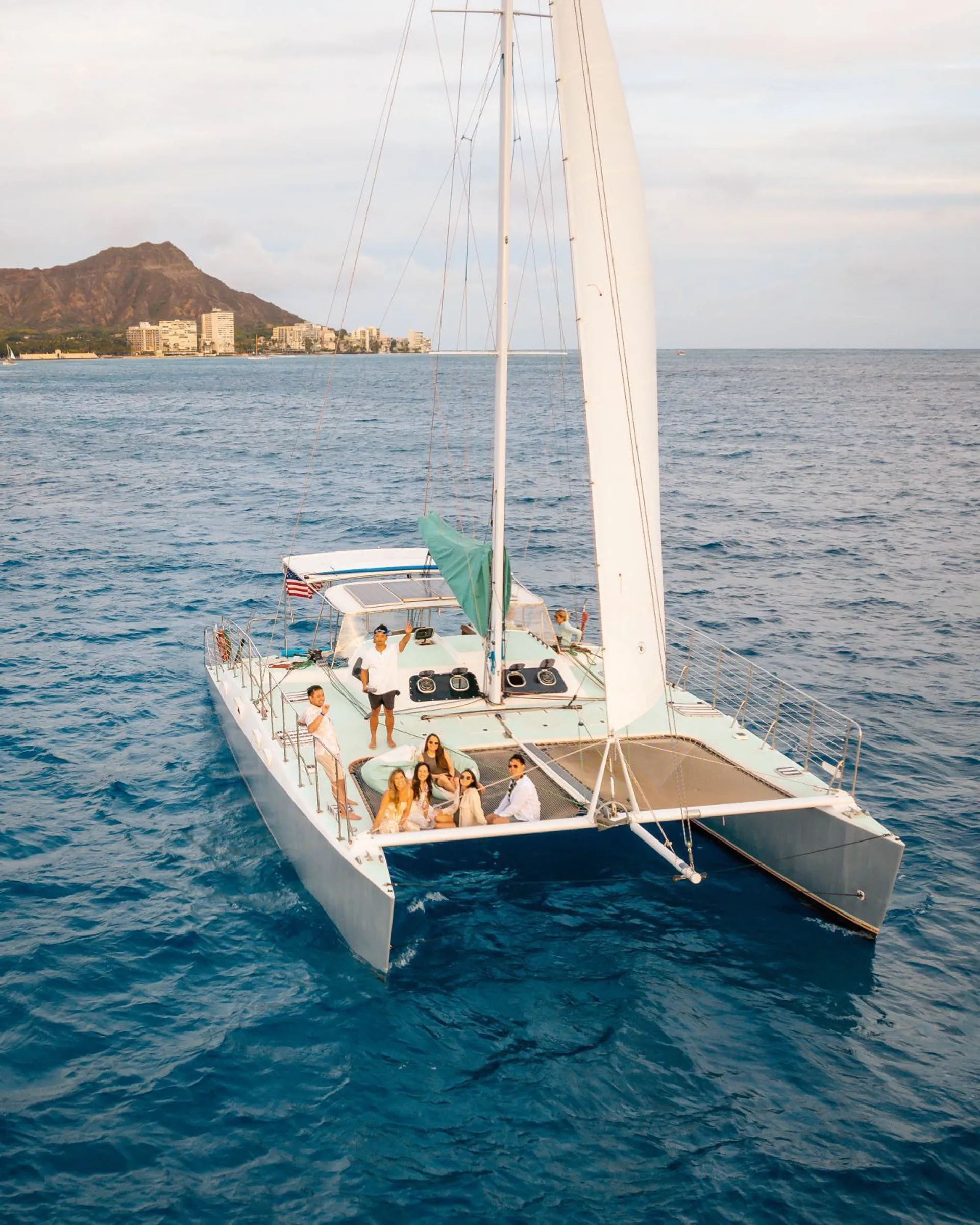 Private Charter On 48 ft Custom Made Sailing Catamaran in Honolulu, HI