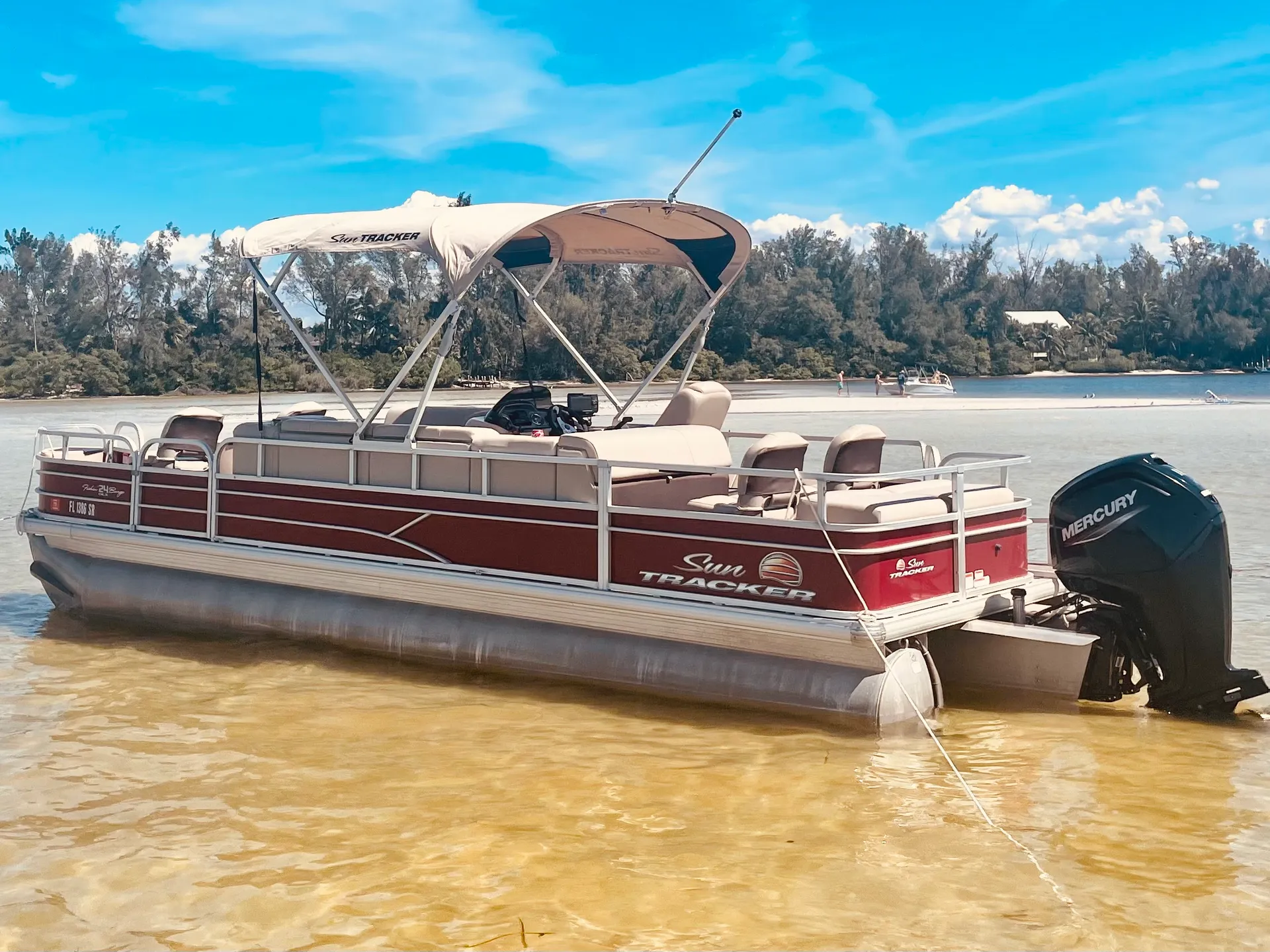 Large Pontoon Boat In Bradenton Manatee