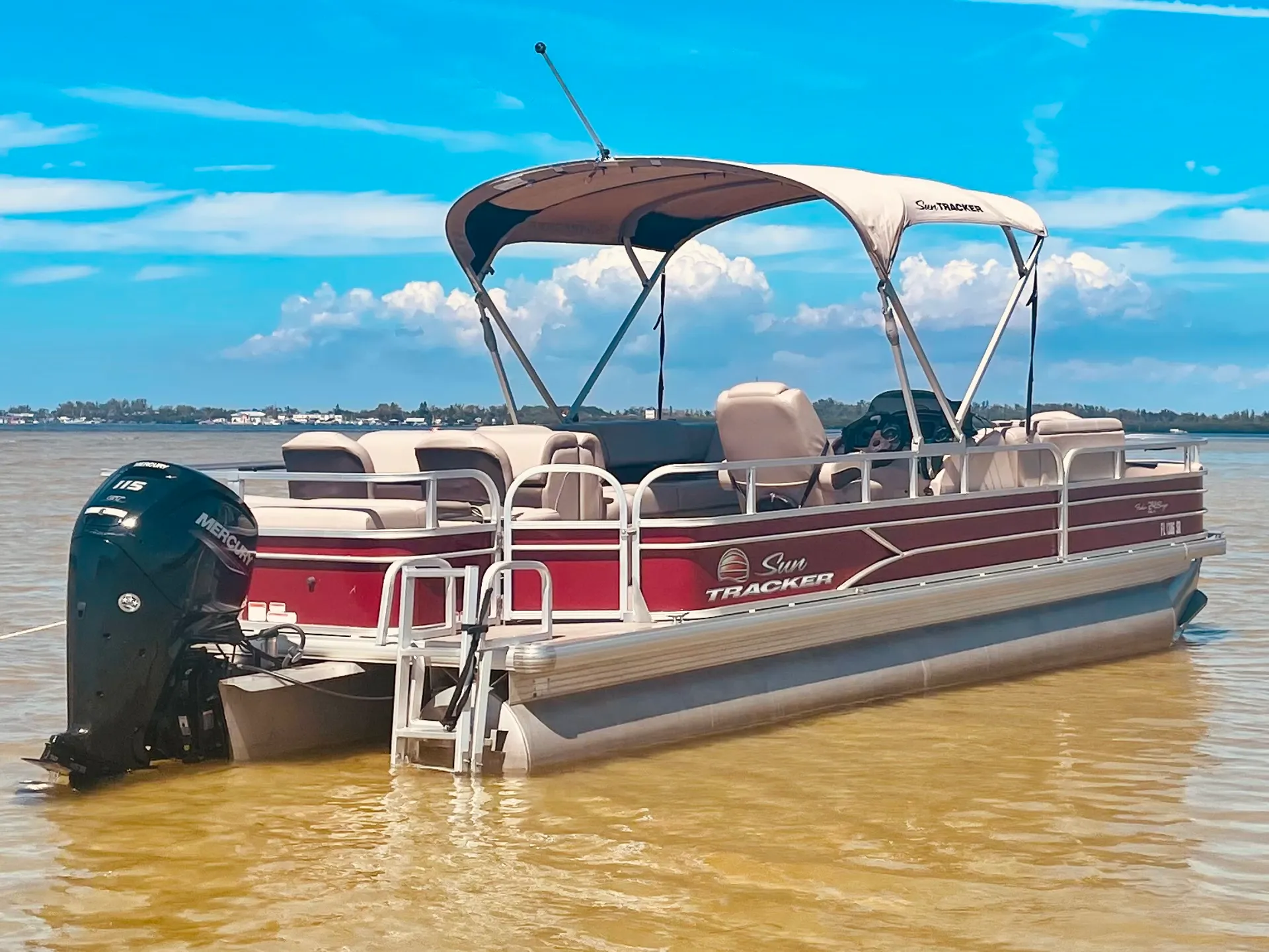 Large Pontoon Boat In Bradenton Manatee
