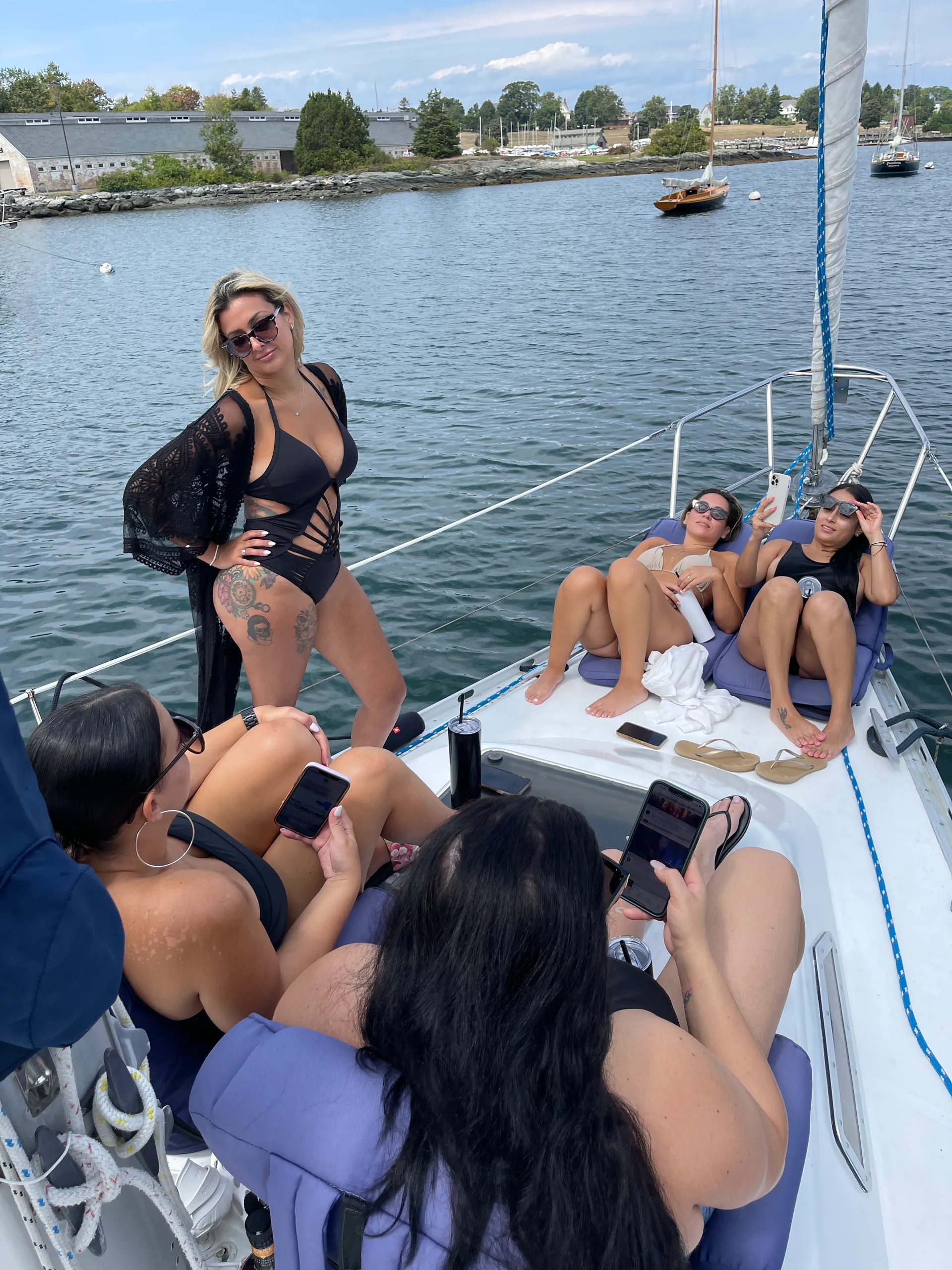 Newport RI Sailing, sightseeing and swimming