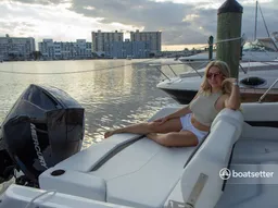 2022 Power boat with restroom. 