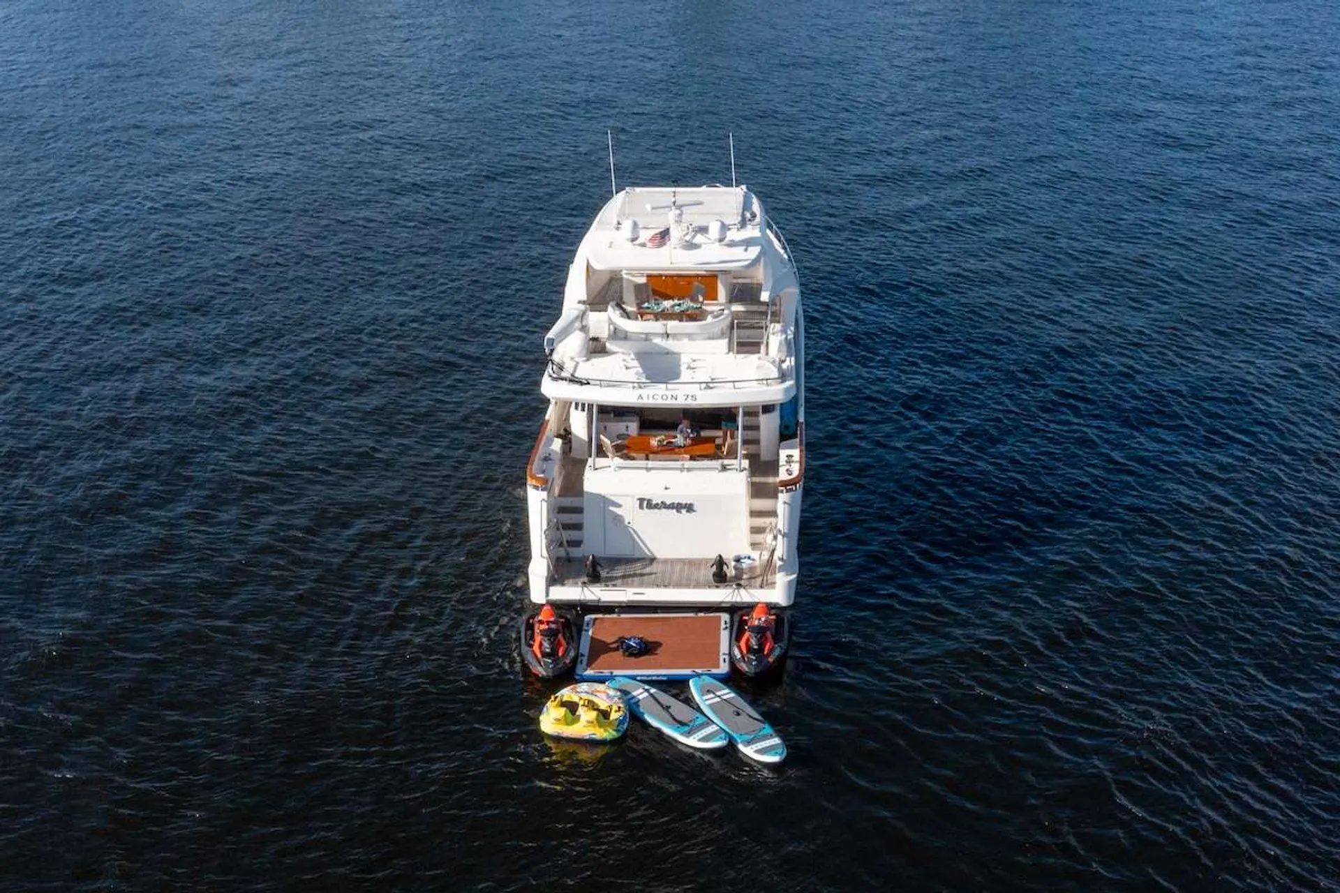 Free Jetski I 75FT Luxury 3 Deck Yacht