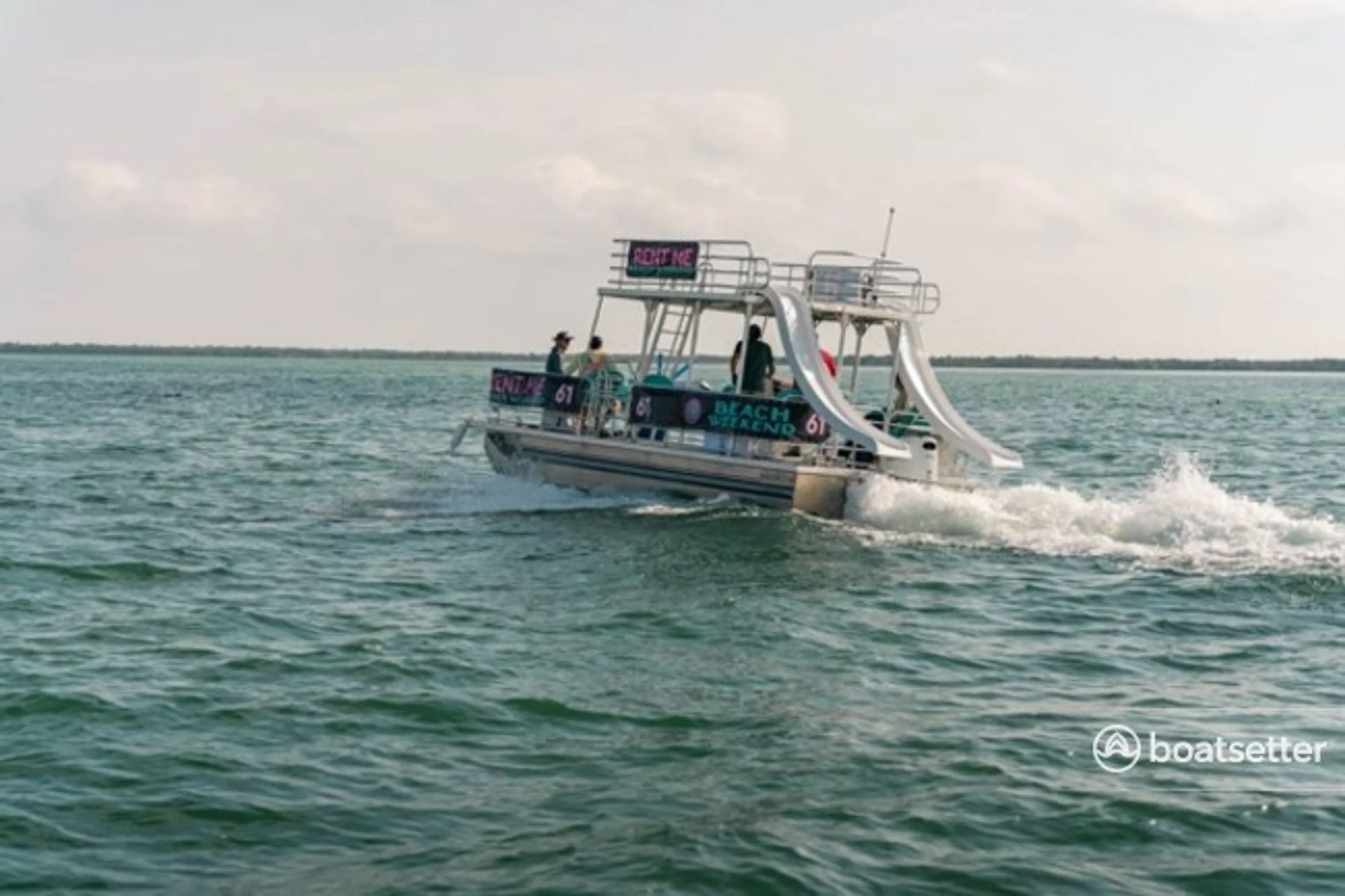 Rent a Solid Craft 25' Double Decker with Slides in Naval Air Station Key West, FL on Boatsetter