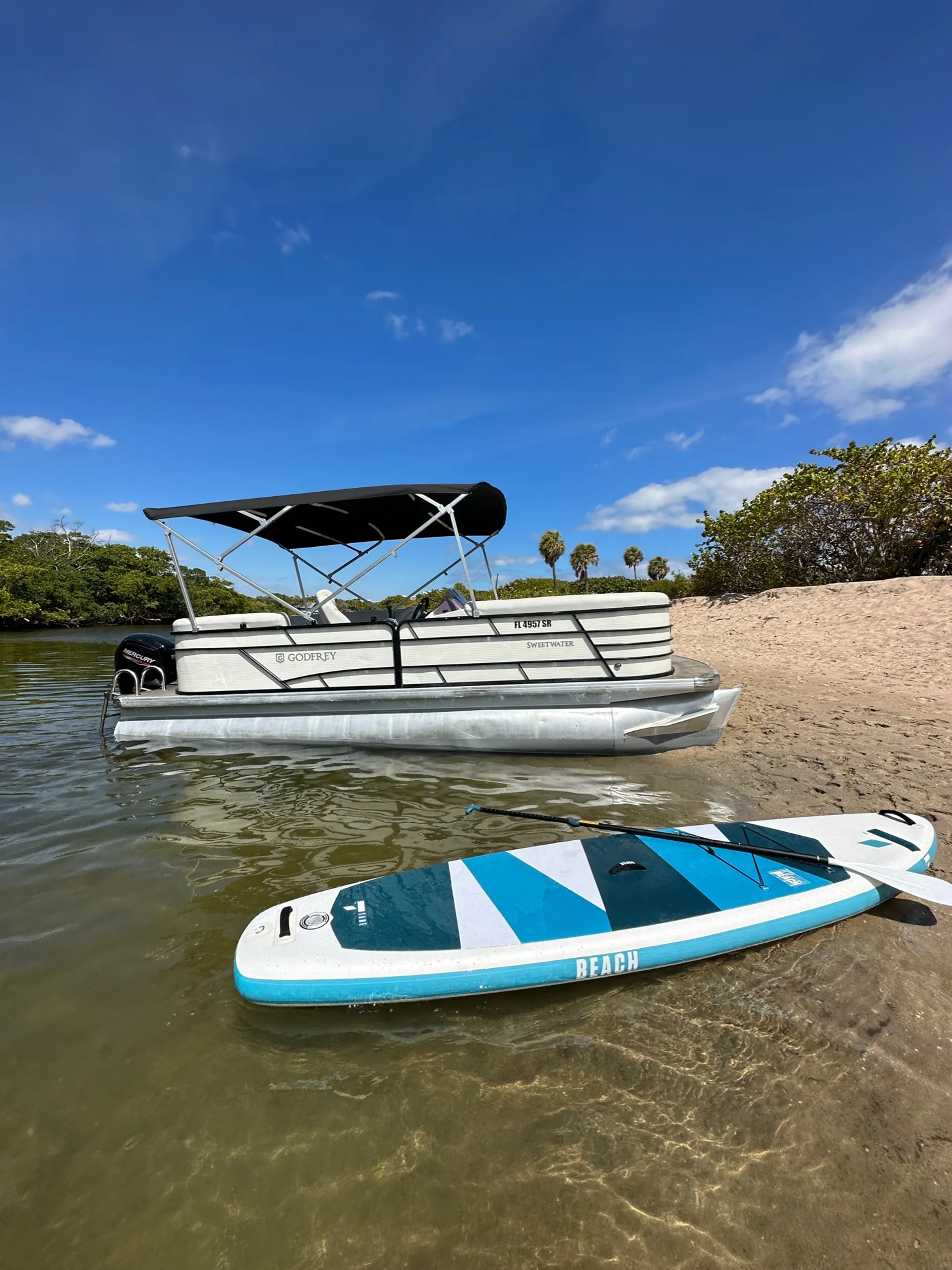 🐬 PORTOFINO 🐬 23 FT  PONTOON GODFREY 🌴 🎁 