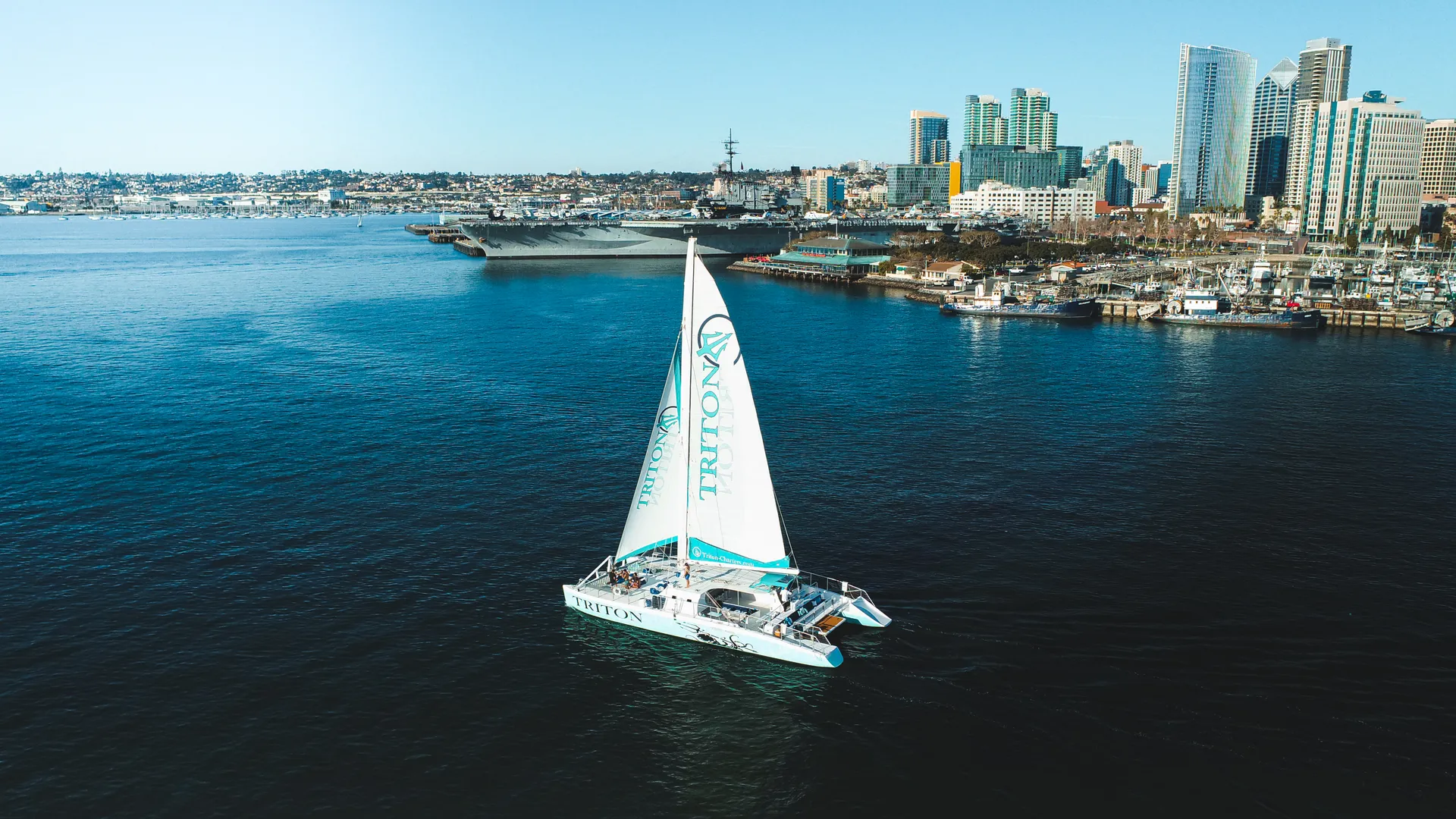 Largest Catamaran Yacht in San Diego! Captain, Crew, & Bartender Incl.