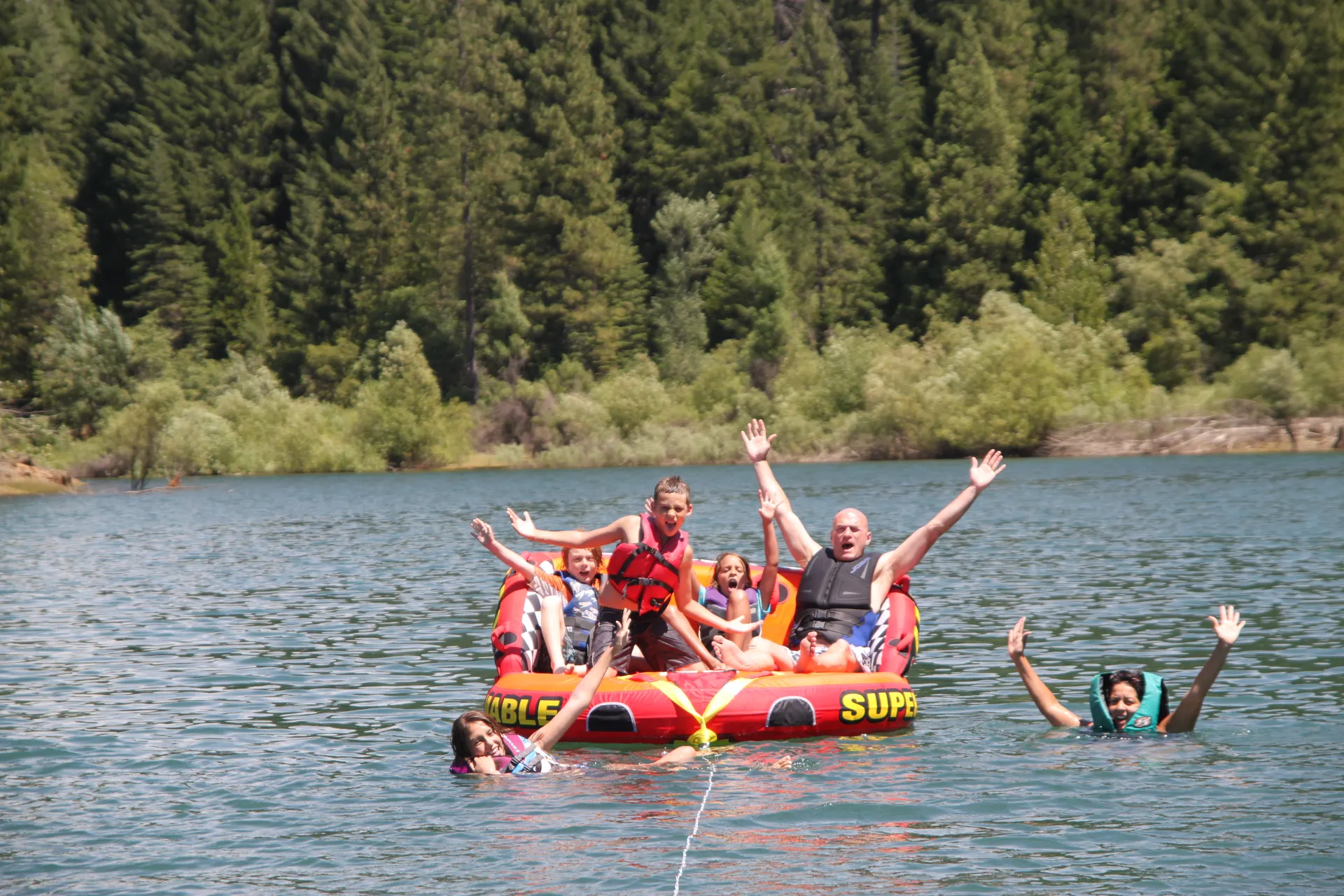 Sacramento Area FUN! Tubing, Wakeboarding, Cruising, Fishing 