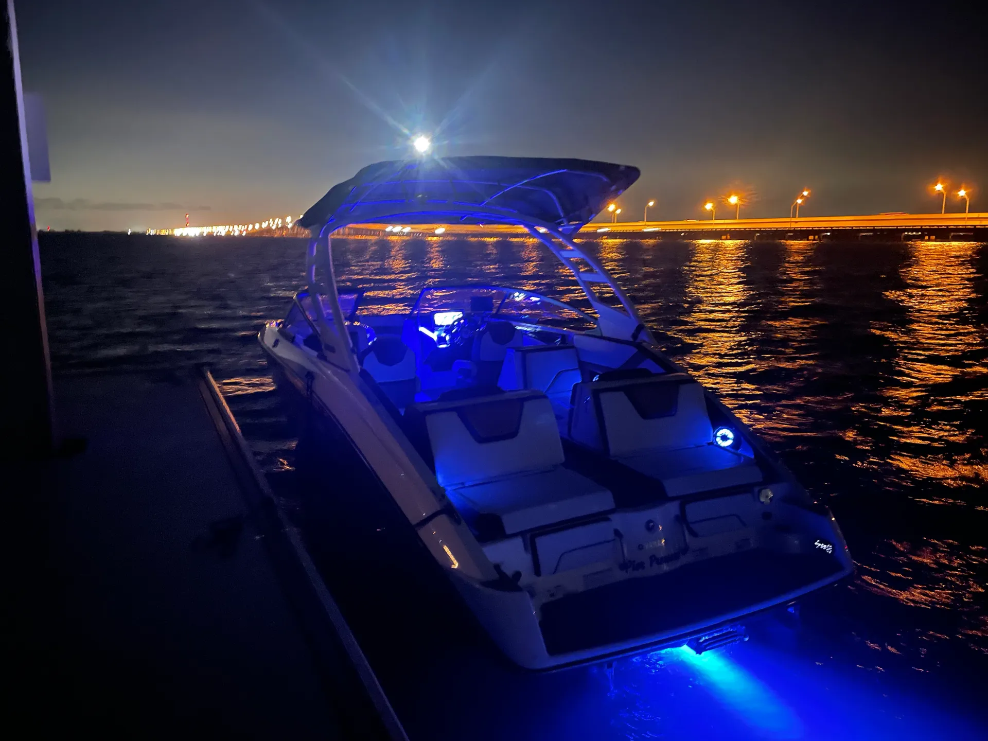 Tampa’s finest. “Pier Pressure” 25’ Yamaha Jet Boat