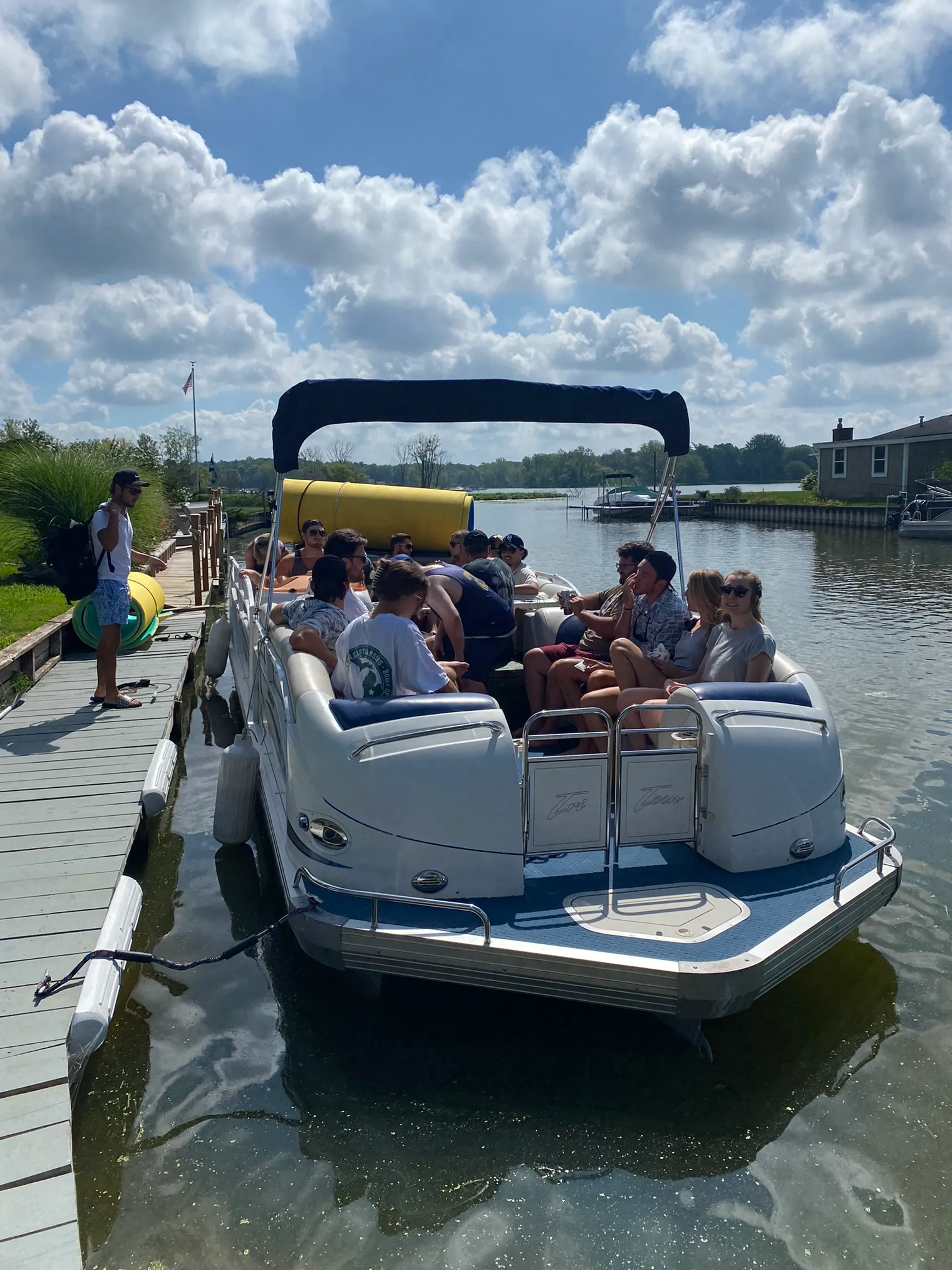 JC and Neptoon Pontoon 266 TriToon in Spring Lake, MI — photo 3