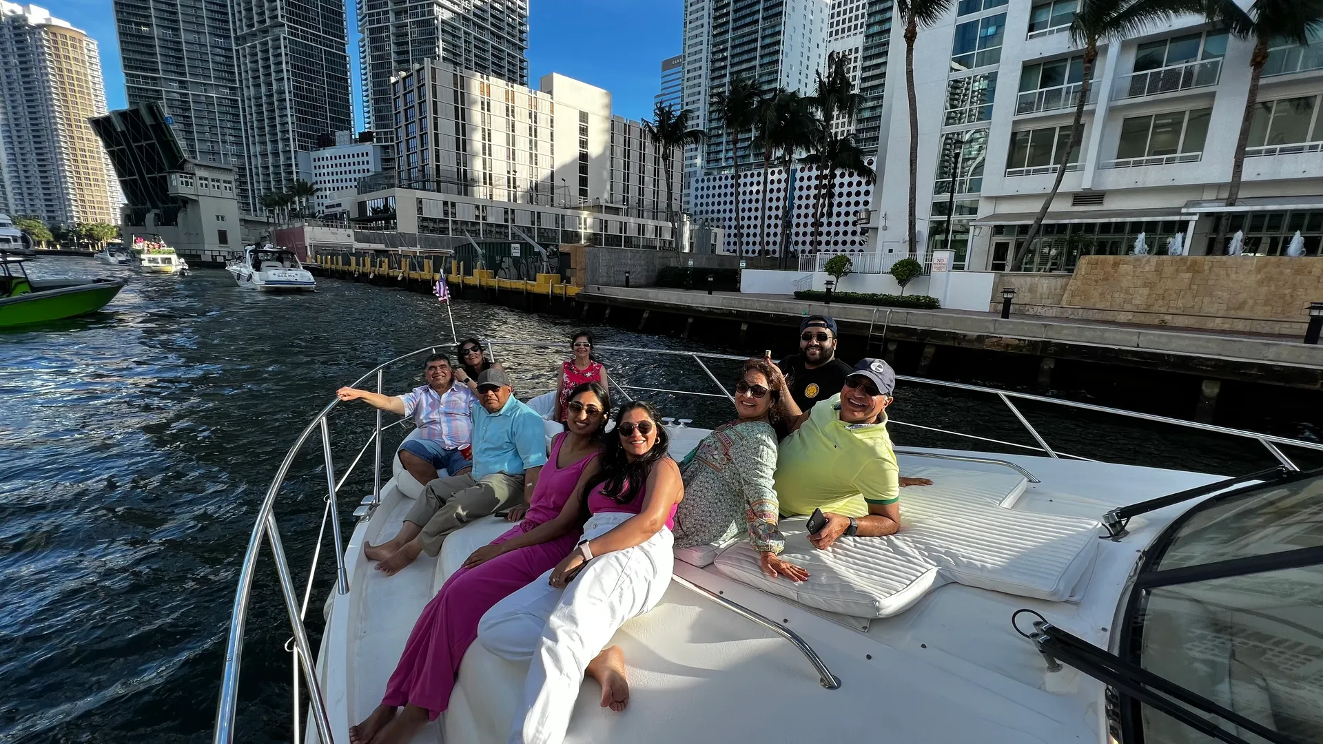  Miami 50ft luxurious Yacht . Jetski available