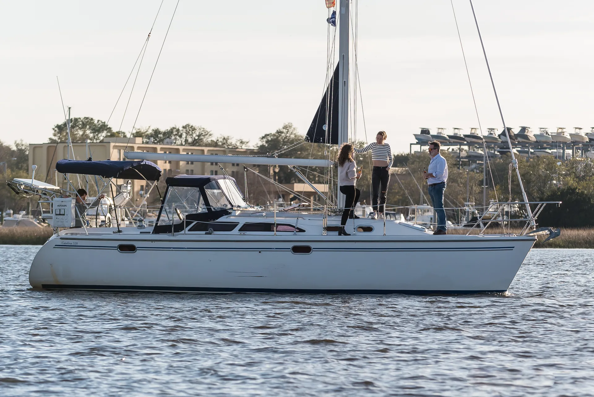 Private BYOB Luxury Monohull Sailing in the Charleston Harbor