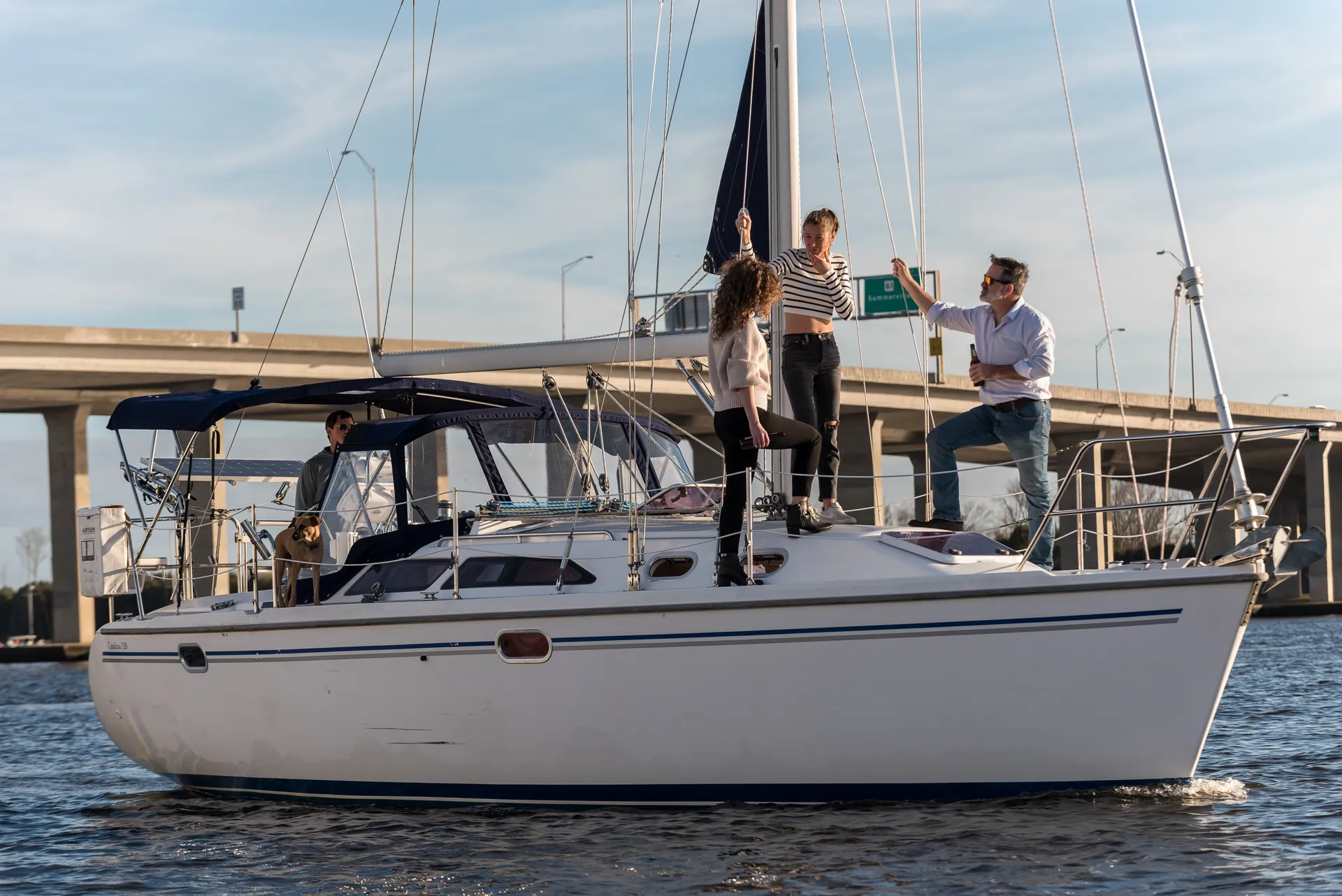 Private BYOB Luxury Monohull Sailing in the Charleston Harbor