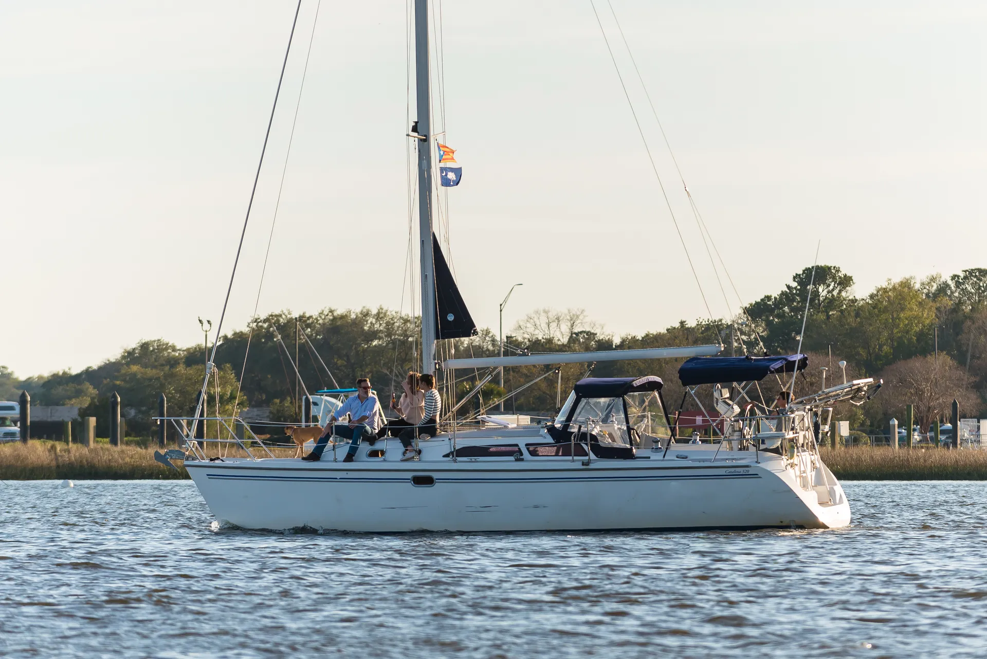 Private BYOB Luxury Monohull Sailing in the Charleston Harbor