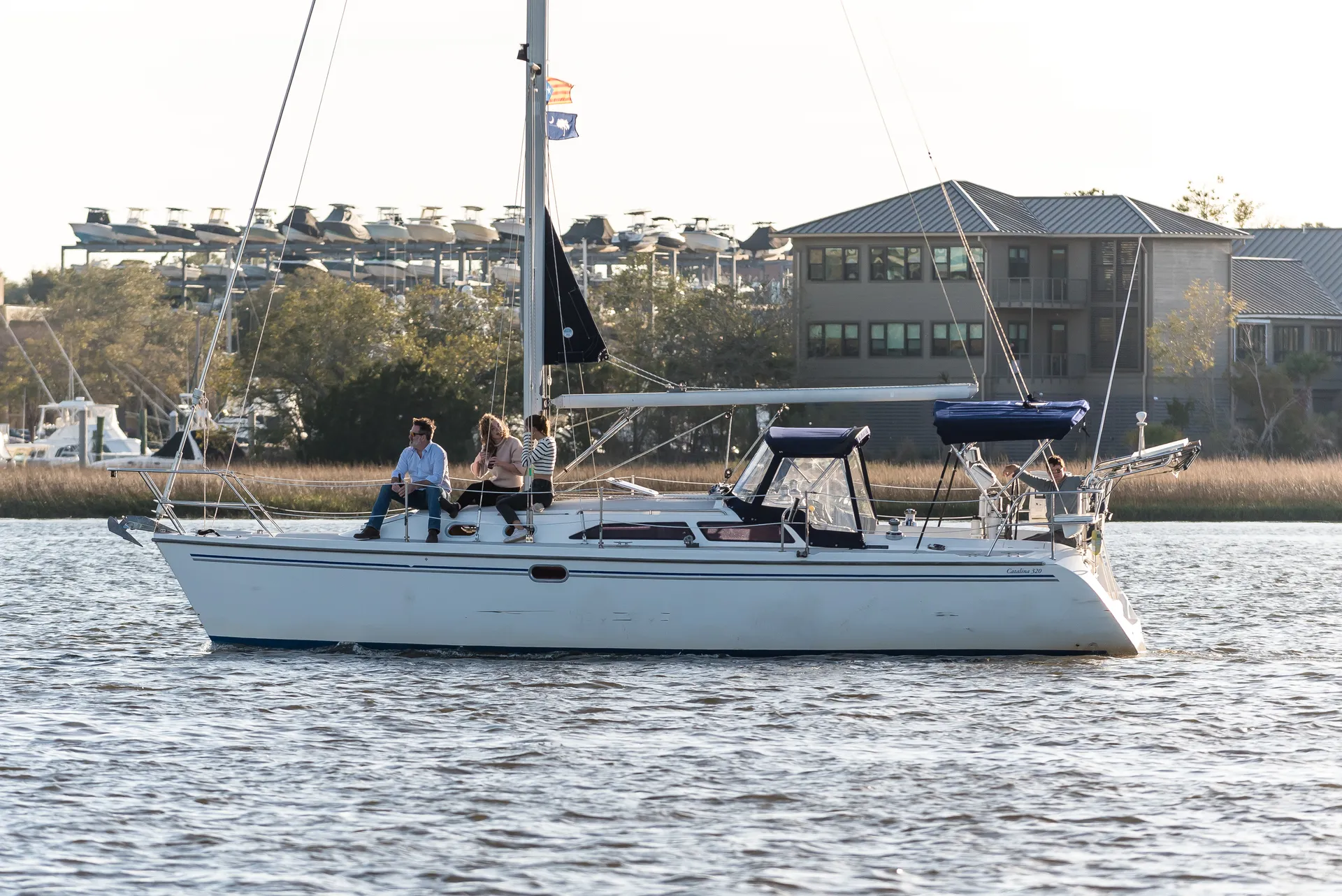 Private BYOB Luxury Monohull Sailing in the Charleston Harbor