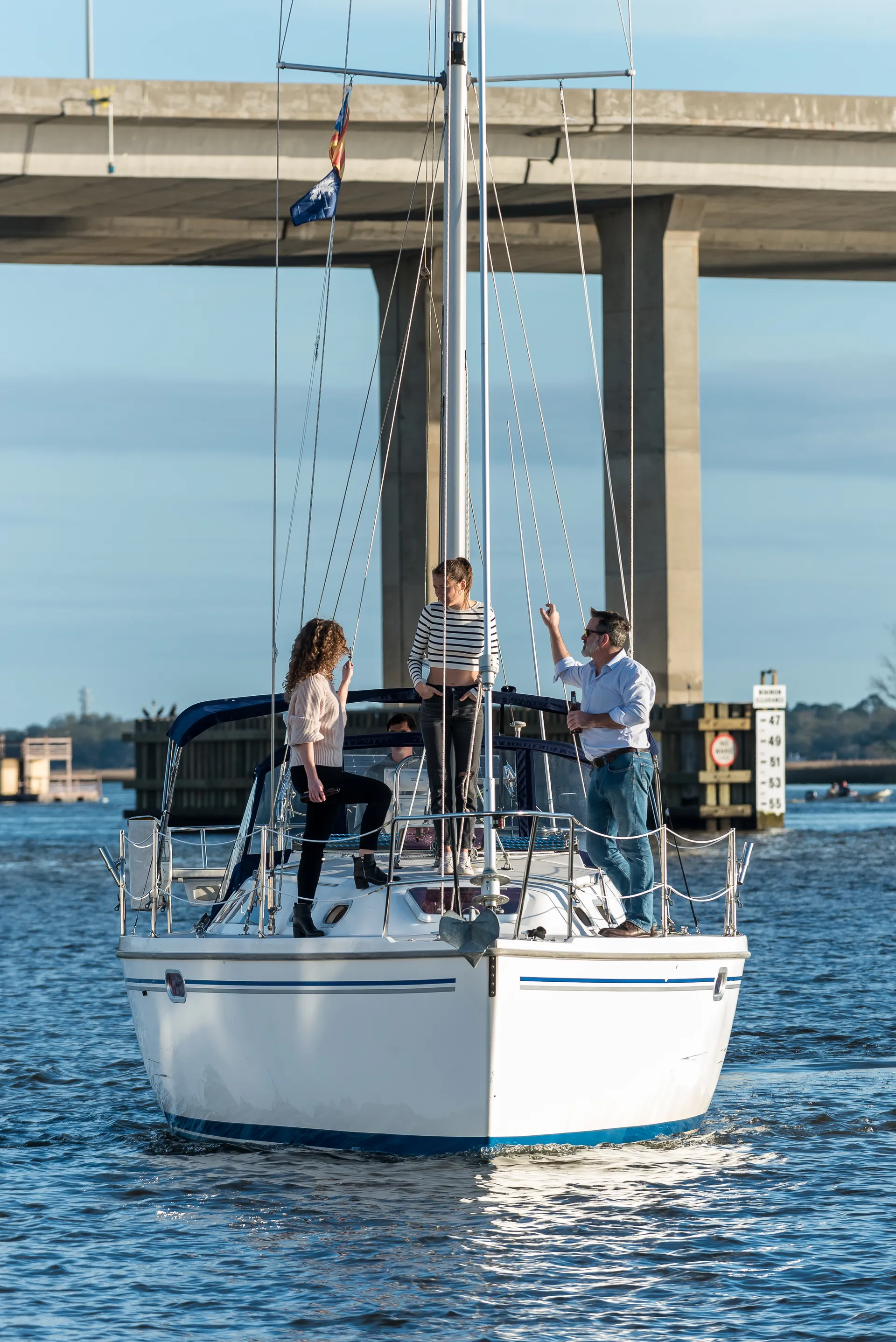 Private BYOB Luxury Monohull Sailing in the Charleston Harbor