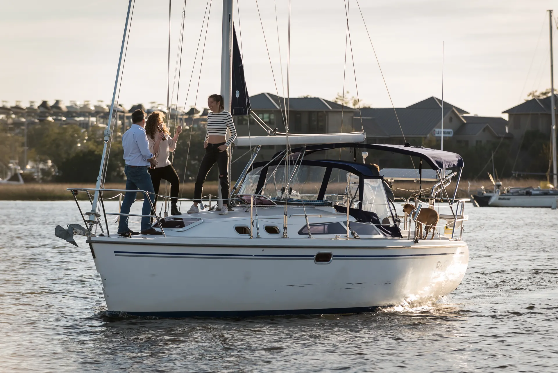 Private BYOB Luxury Monohull Sailing in the Charleston Harbor