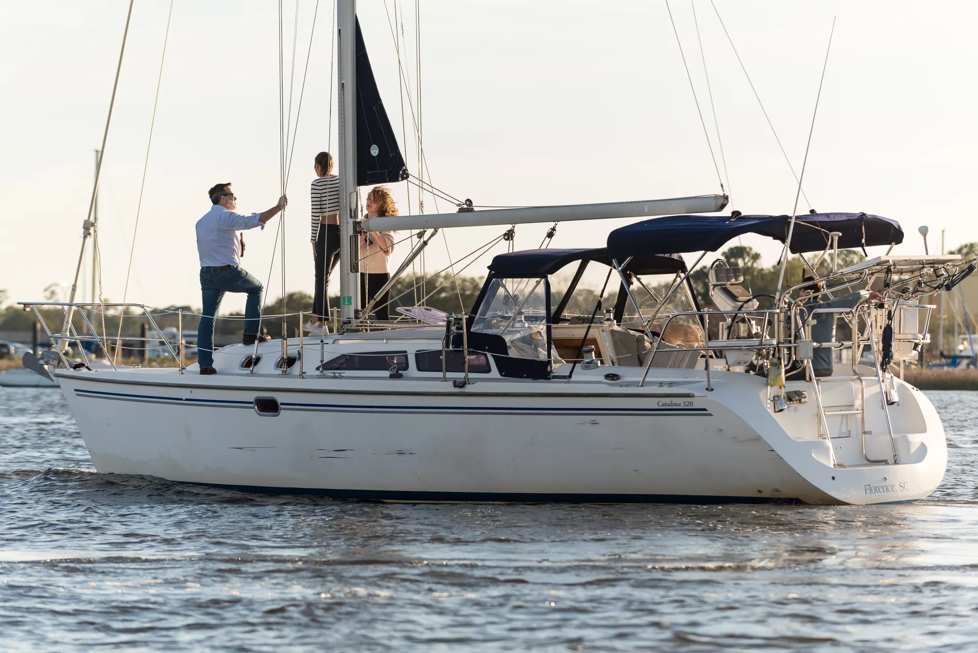 Private BYOB Luxury Monohull Sailing in the Charleston Harbor