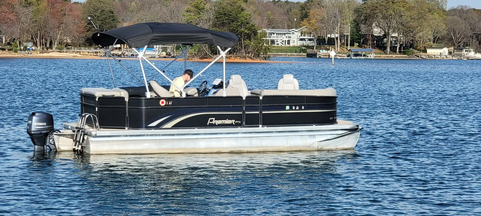 2014 Premier Tritoon Sunsation "Life is better on the water"