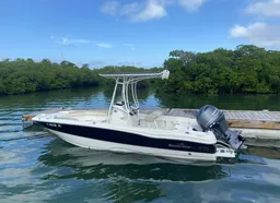 New Center Console With Comfort Seating & Ready For Fishing boat photo