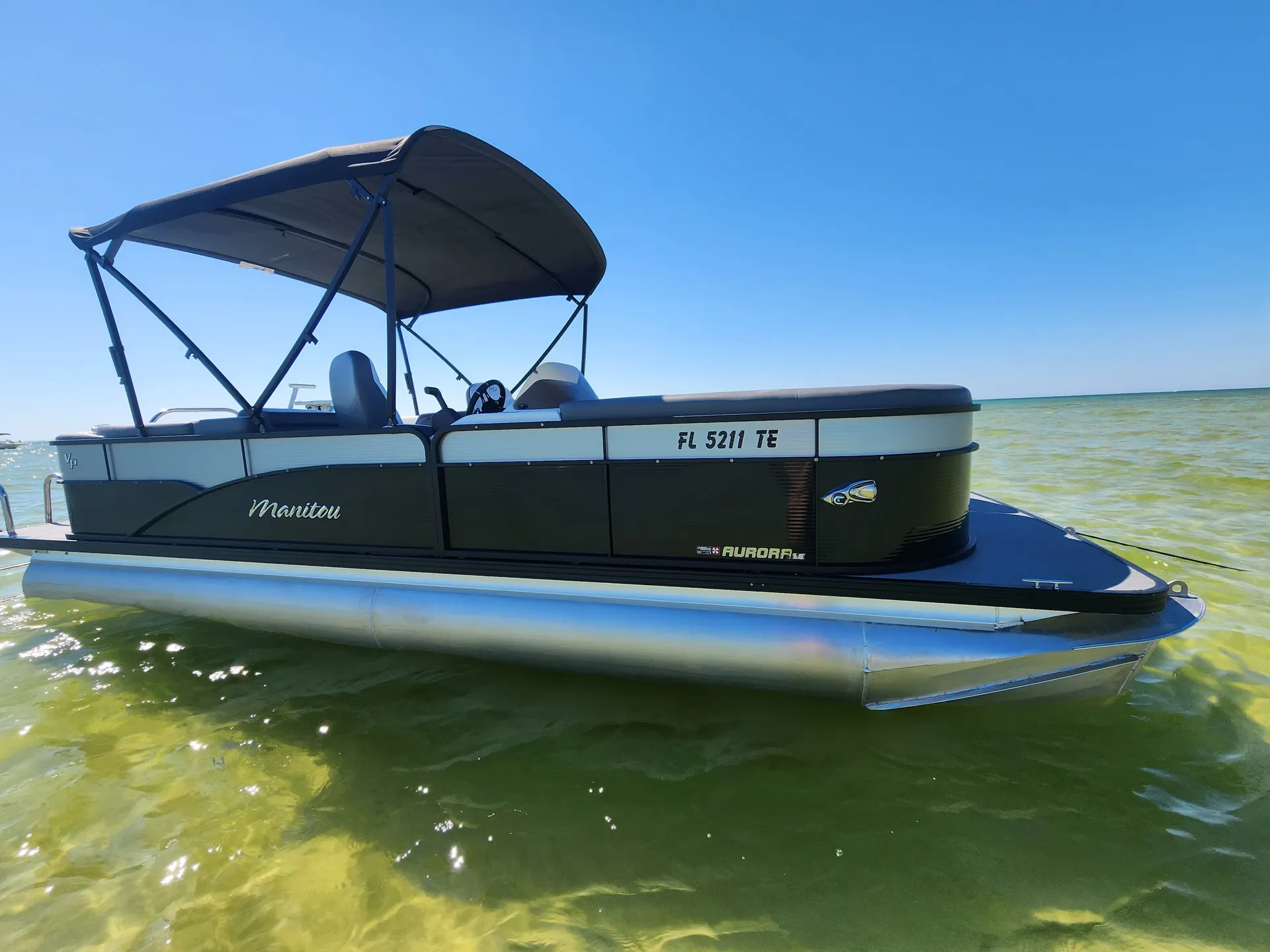 LUXURY TRI-TOON - Local delivery to Tampa Bay Ramps! Diving Board!