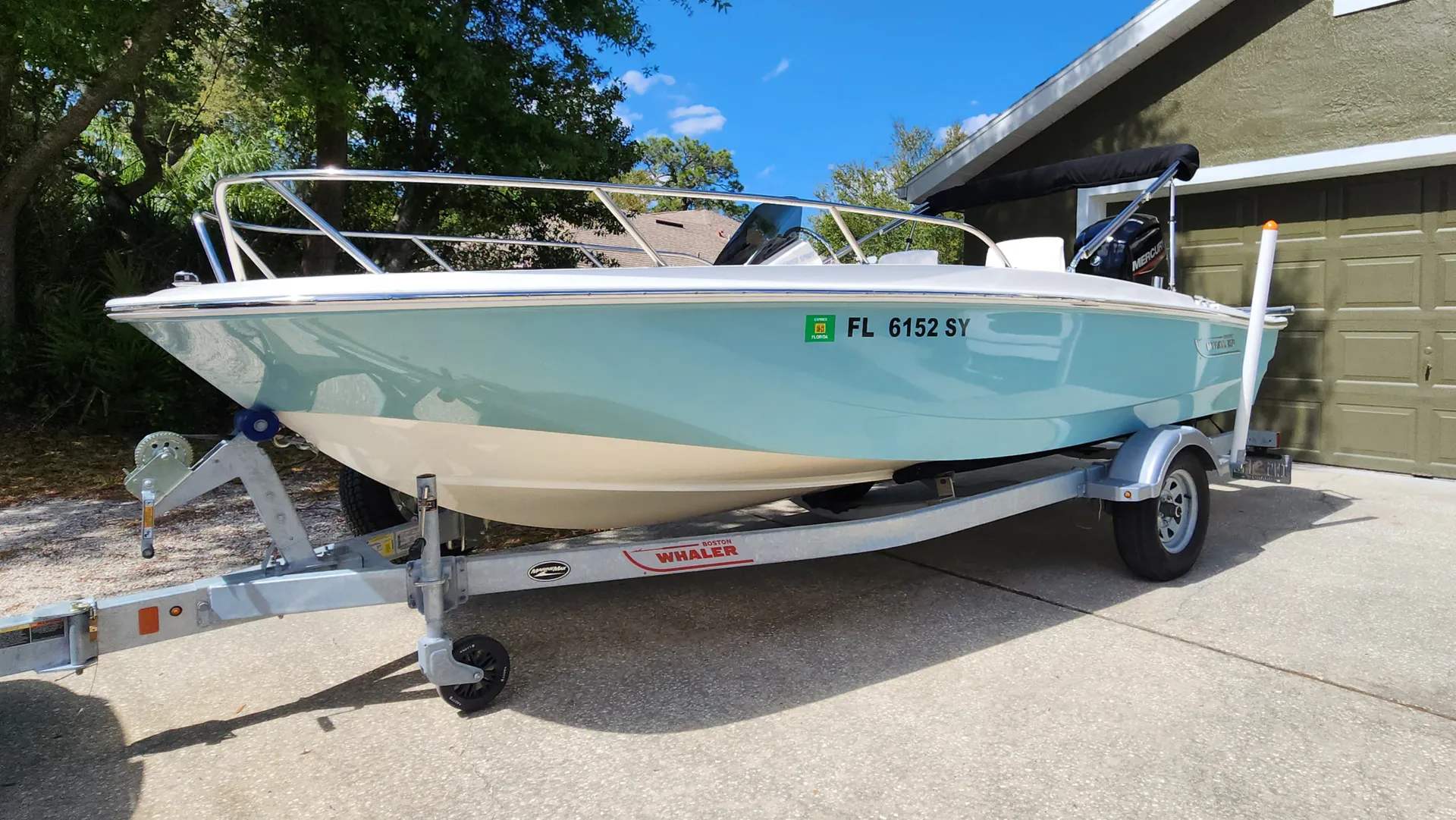 BOSTON WHALER 160 SUPER SPORT W/90 ELPT EFI 4-S W/TRLR in Deltona, FL — photo 2