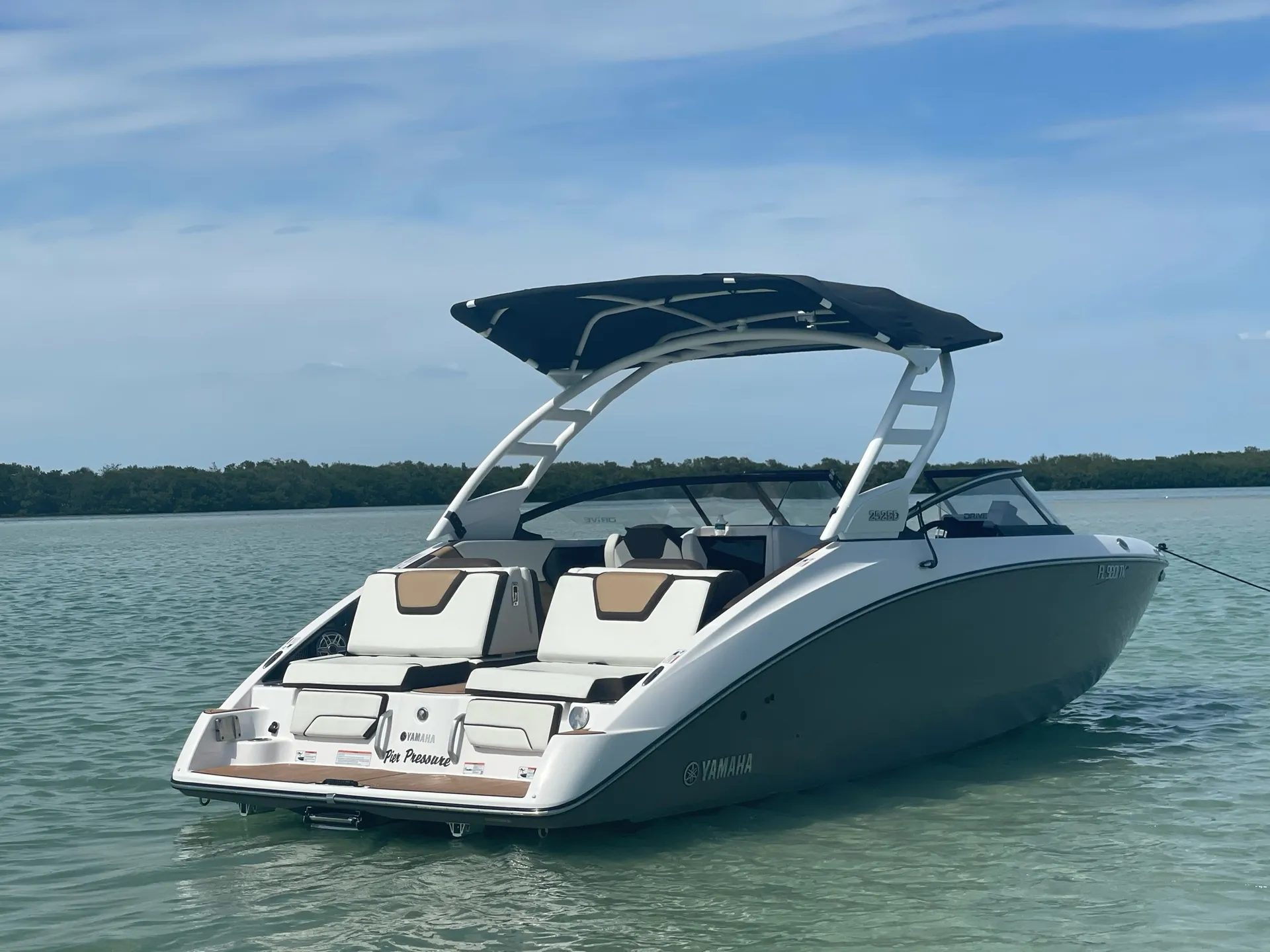 Tampa’s finest. “Pier Pressure” 25’ Yamaha Jet Boat