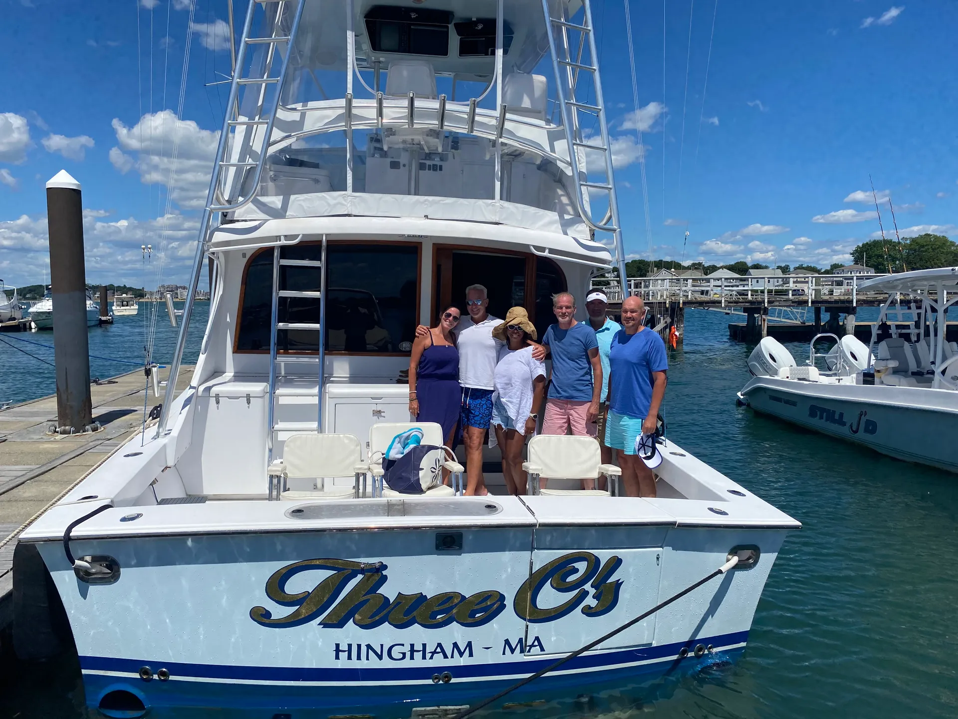 47’ Custom Jersey, Discover Boston and surrounding areas in comfort. 