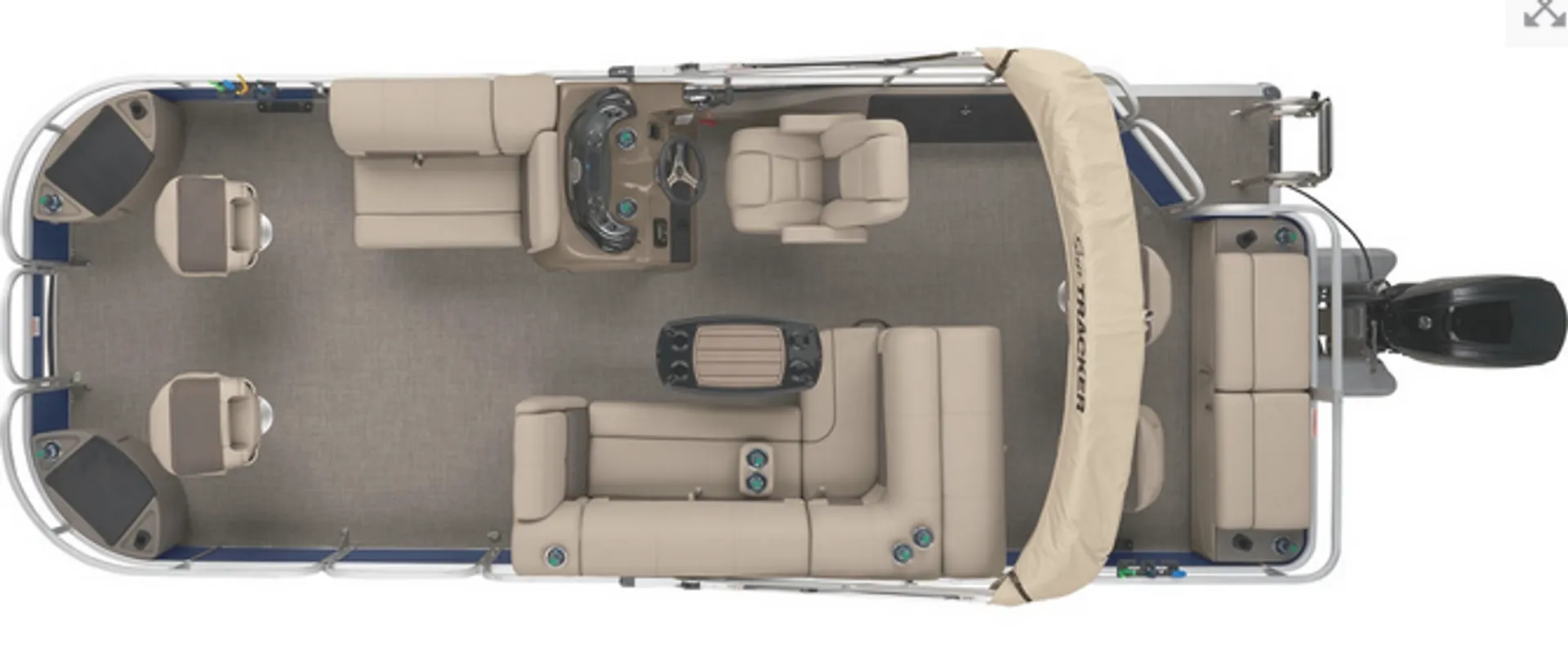 SUN TRACKER FISHIN' BARGE 22 DLX in New Johnsonville, TN — photo 3