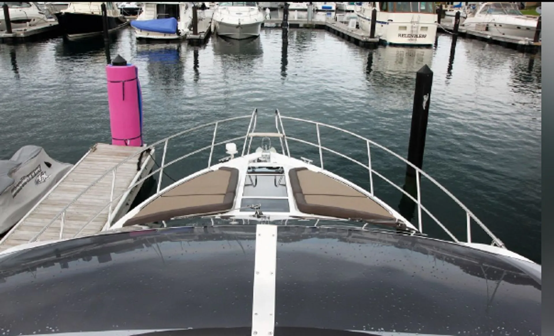 Enjoy luxury on the lake aboard Galeon 430 Sky Deck