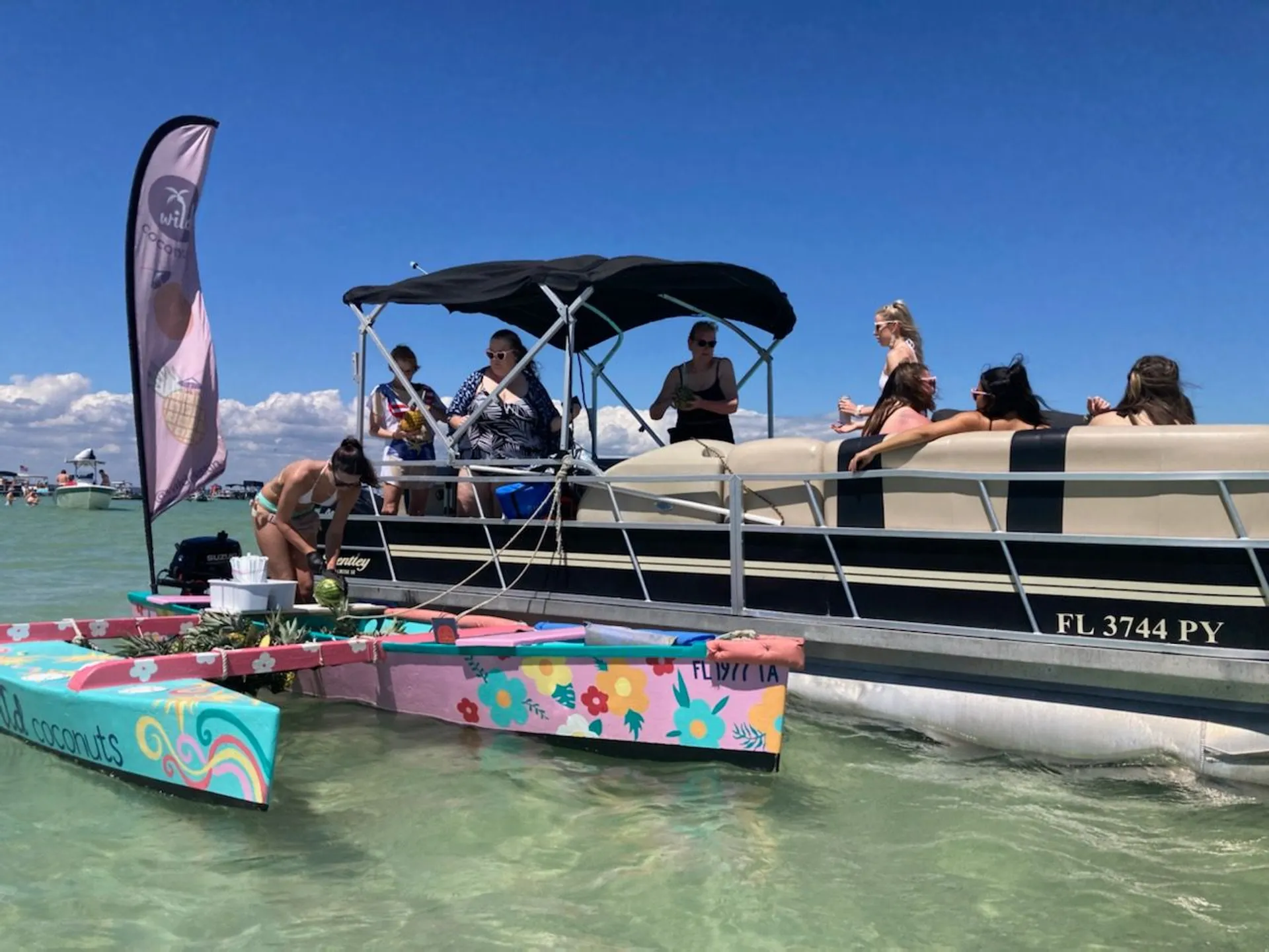 Pontoon Party!! For all gatherings (Paddleboard,Lily Pad, Inflatables)