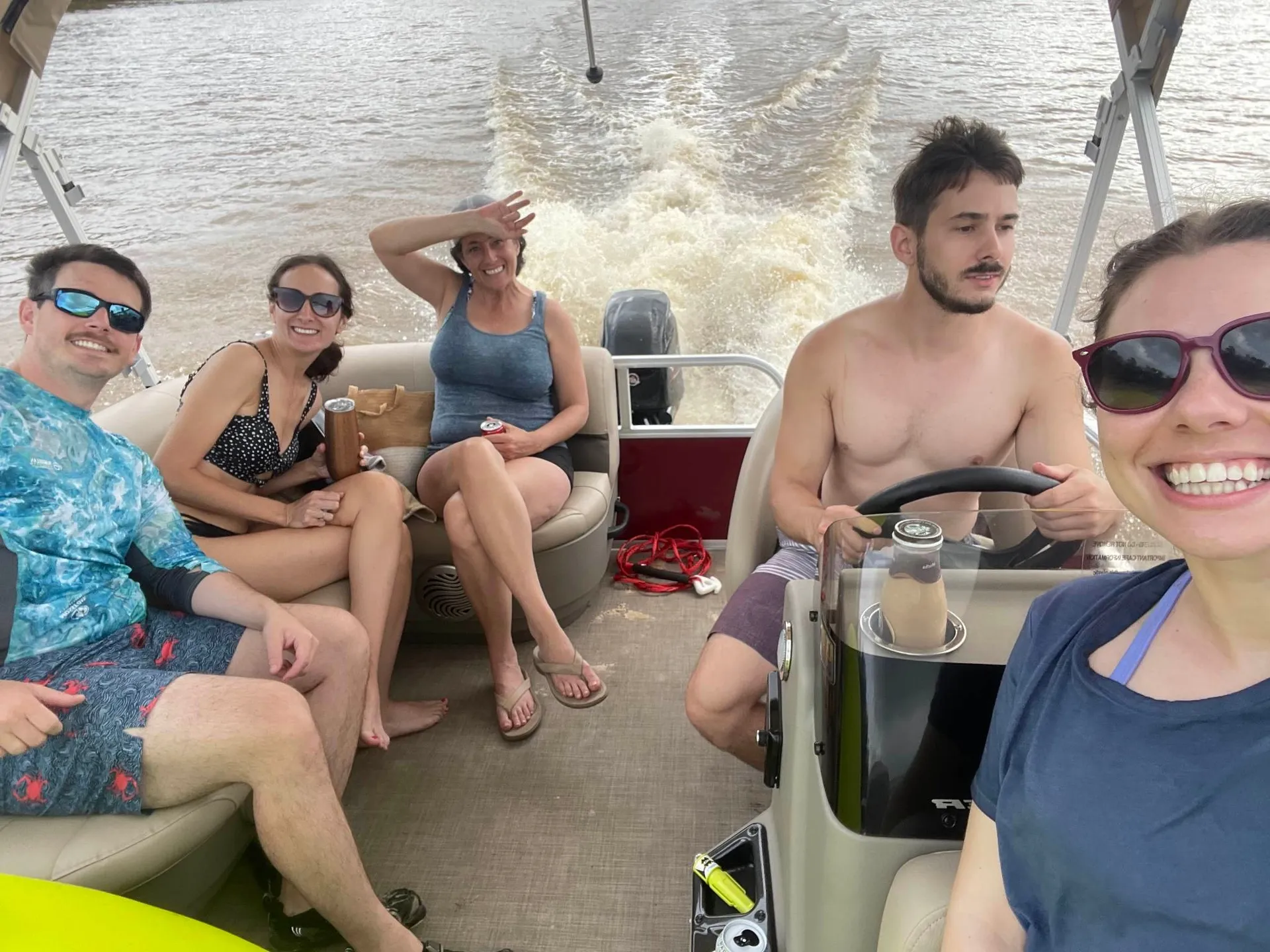 BRAND NEW Pontoon - Great for Boating, Fishing, & Partying