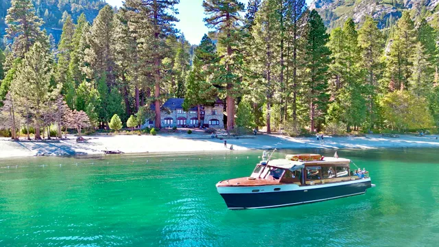 Rent a Chris Craft motor yacht in South Lake Tahoe, CA near me