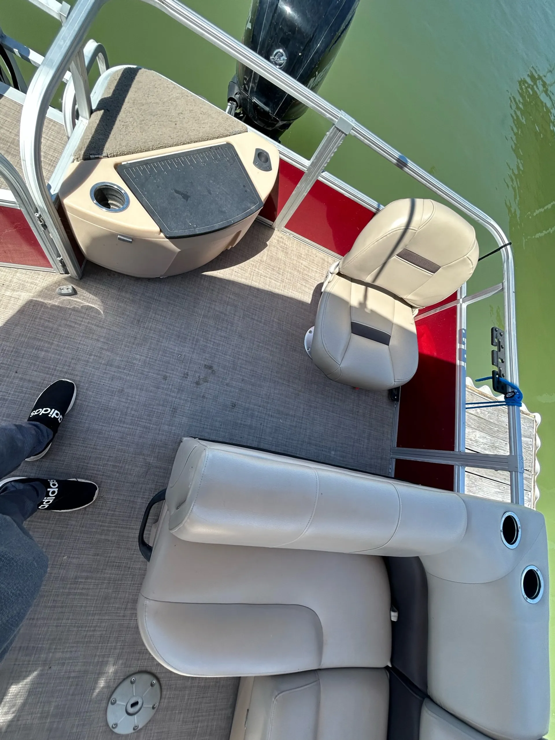 SUN TRACKER BY TRACKER MARINE FISHIN' BARGE 20 DLX W/90ELPT 4-S in Rockwall, TX — photo 8
