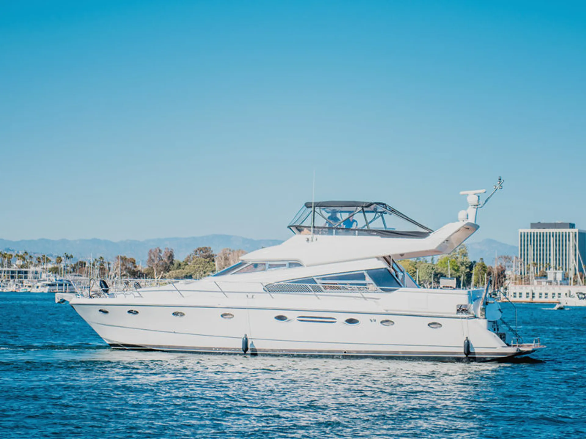 The Johnson 60′ Yacht in Marina del Rey