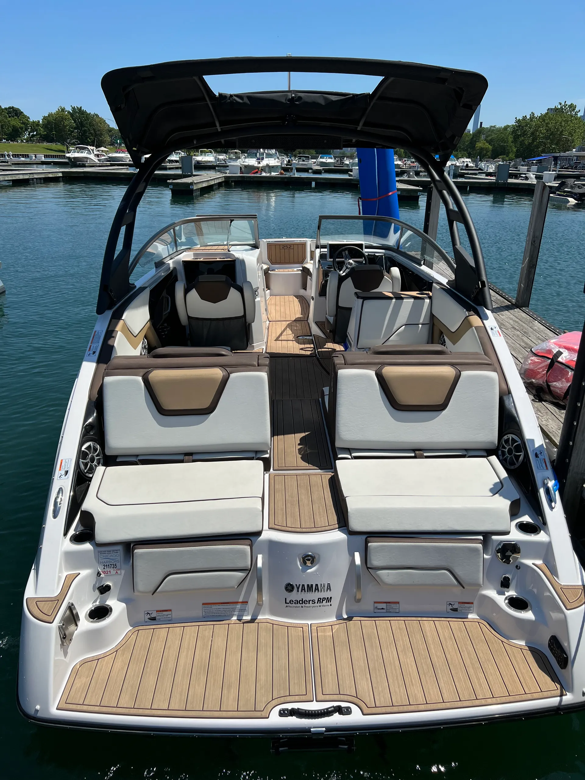 Playpen bound on 25' Yamaha Jetboat!