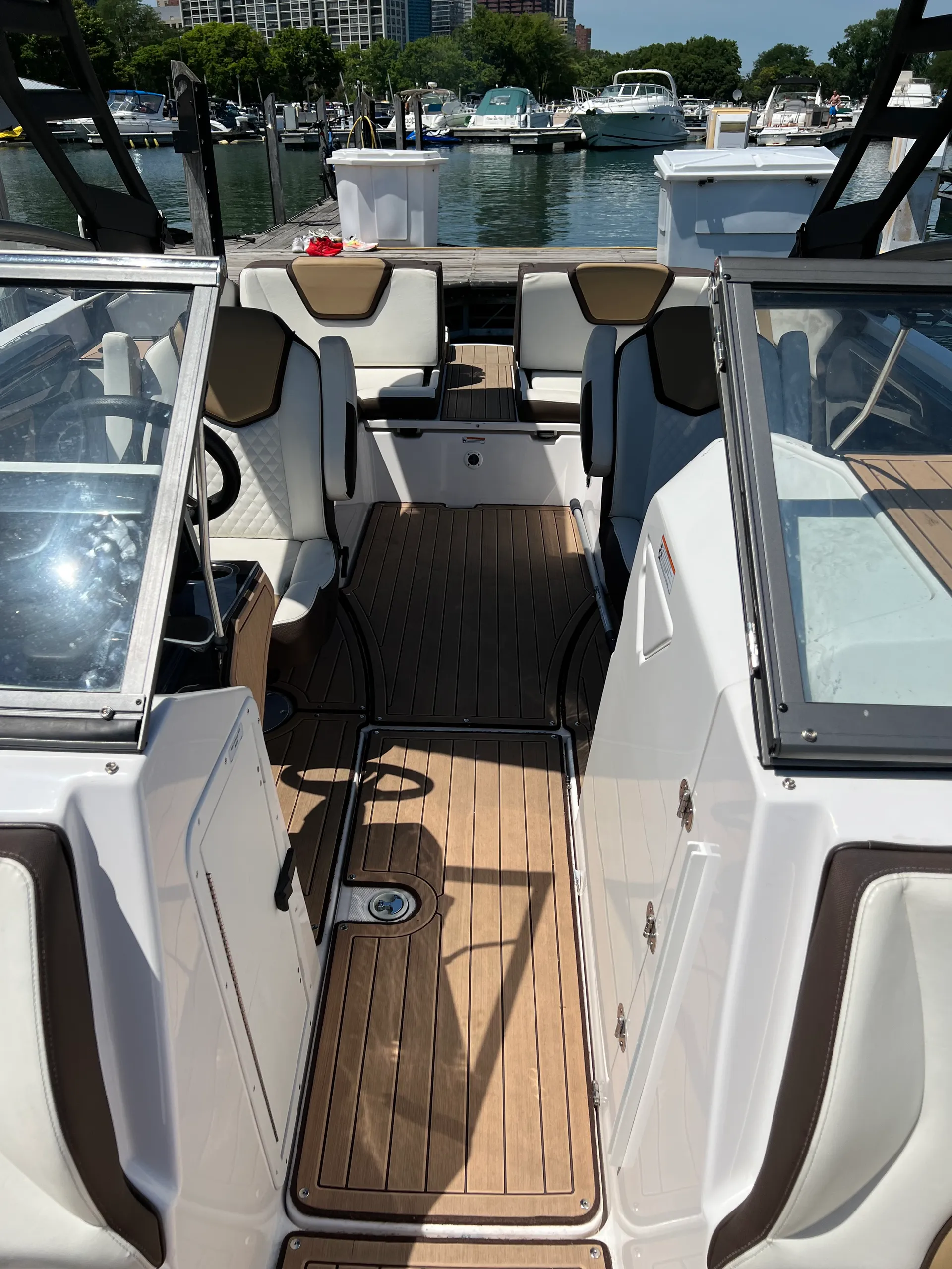 Playpen bound on 25' Yamaha Jetboat!