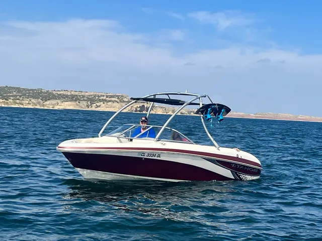 Rent a Tahoe by Tracker Marine bow rider in Peyton, CO near me