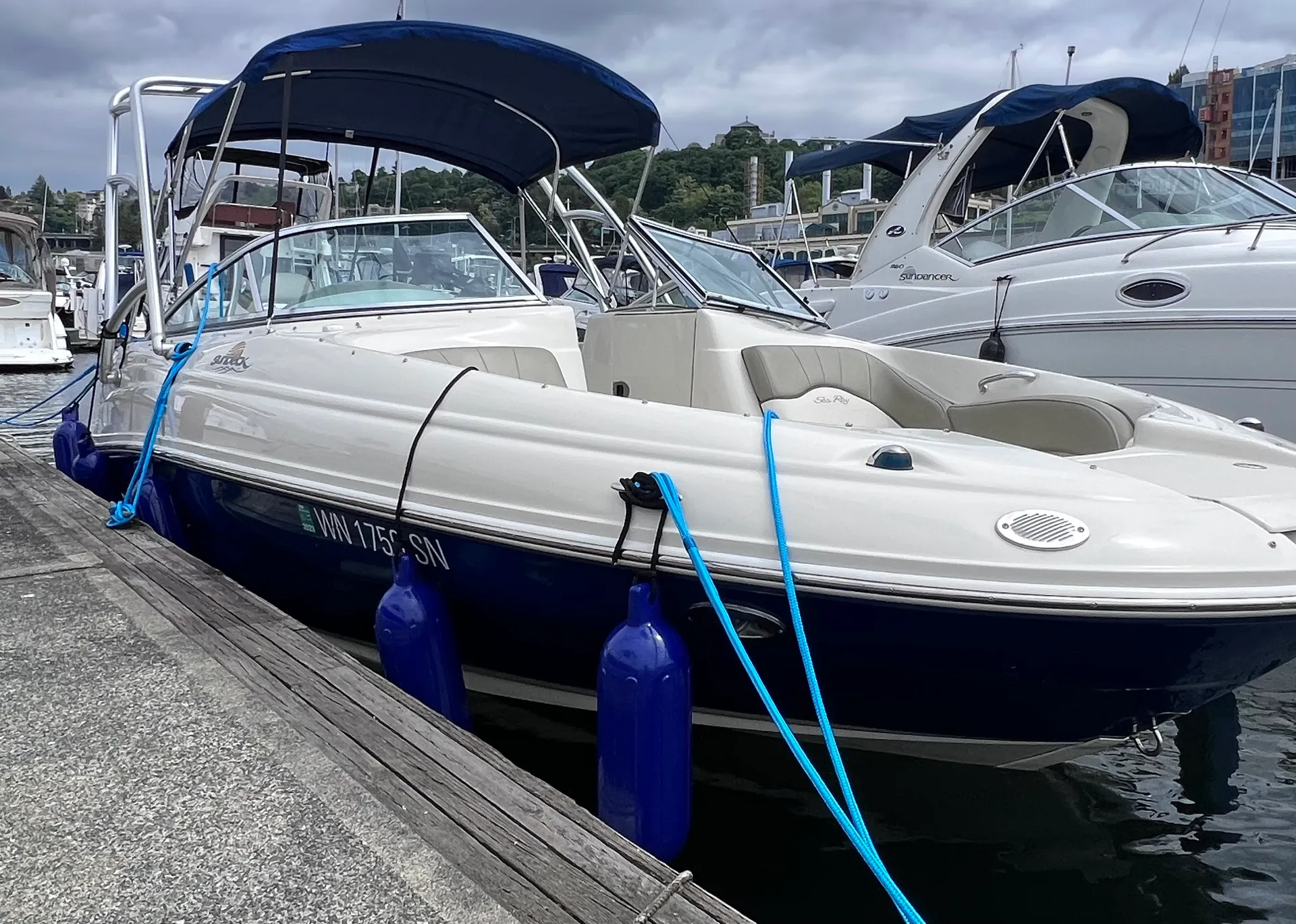 21’🚤BiminiTop/Enclosure😎☔️✅Toilet💩✅⚓️✅⛽️'dMyTimeNotYours⏱️