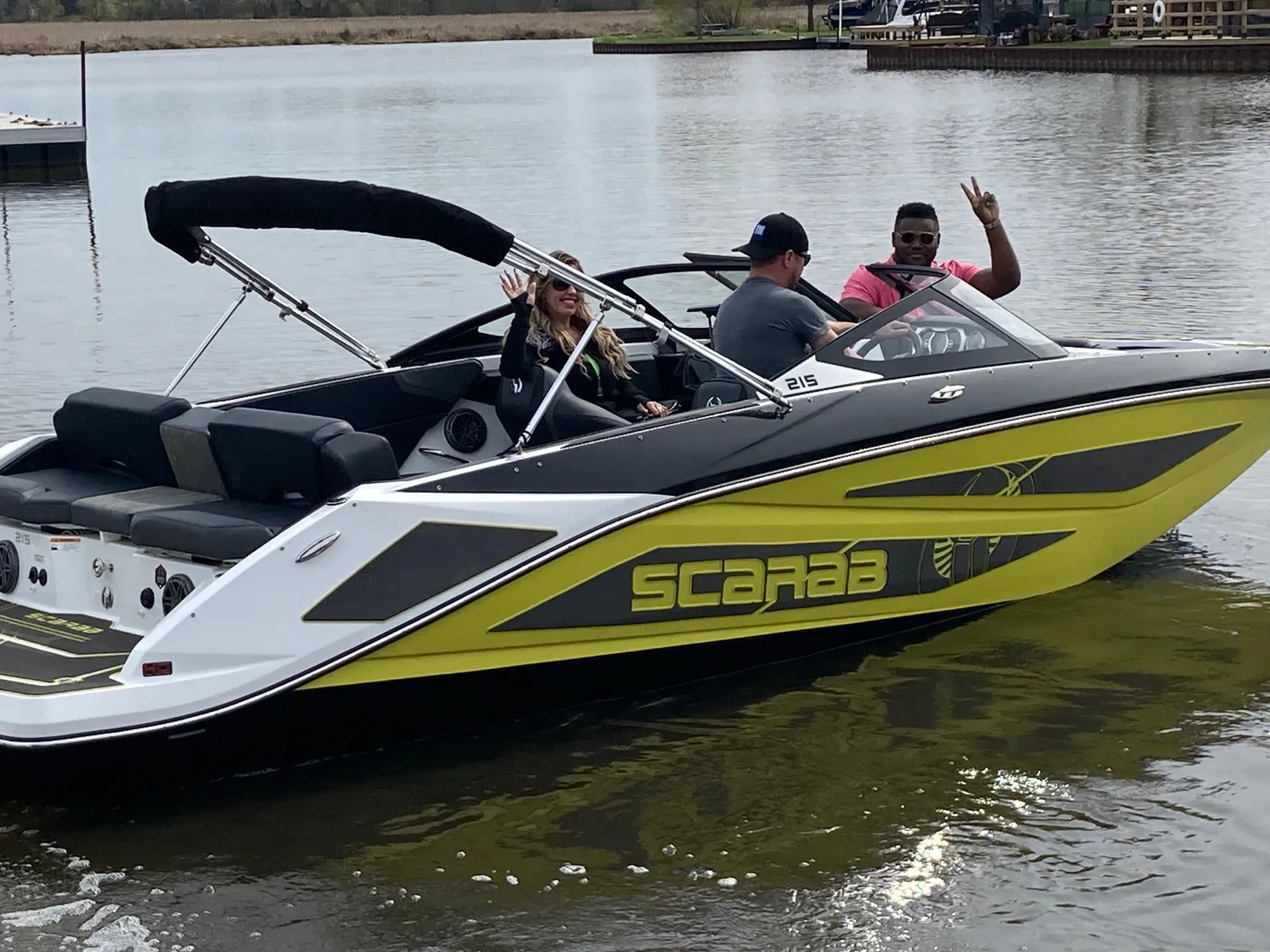 2023 scarab 215 ID Atomic Yellow 