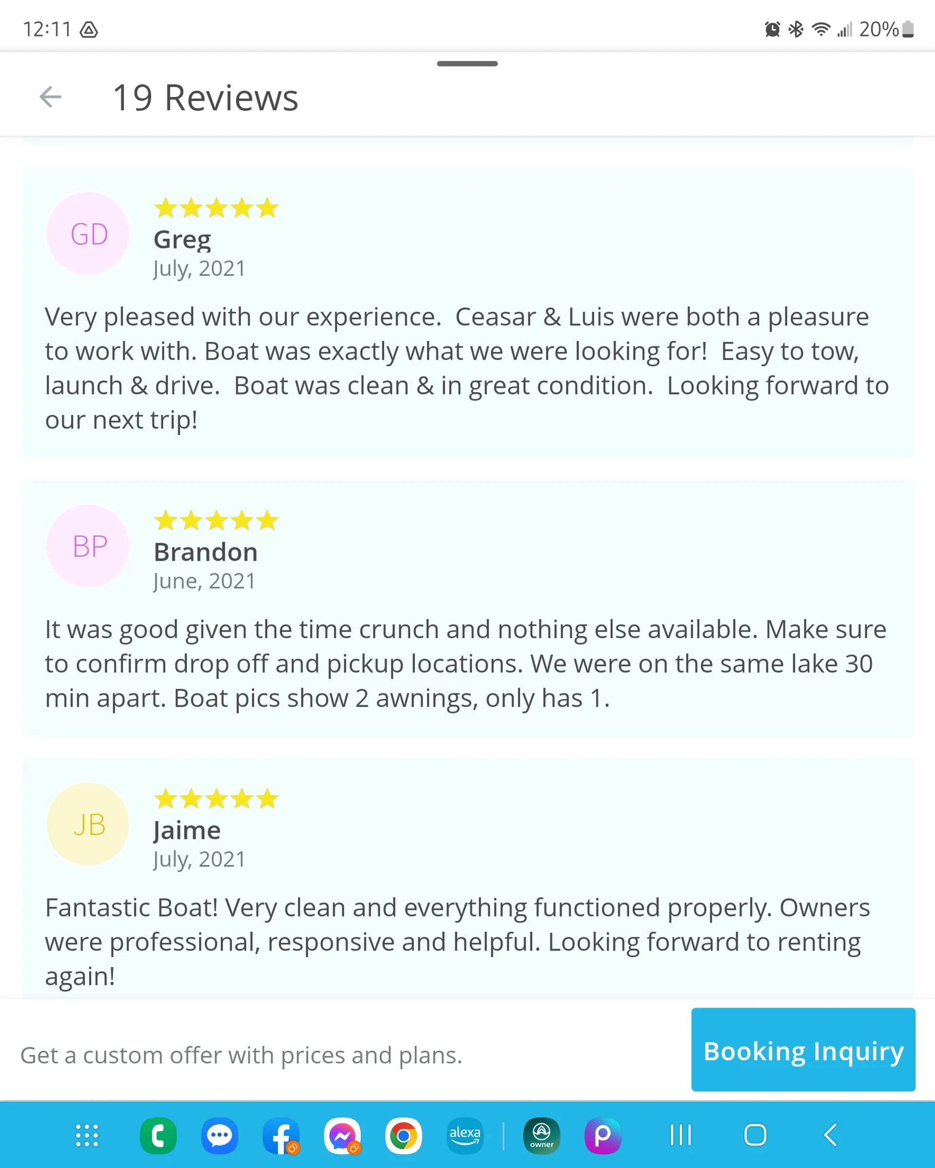 Don't worry we will dock it for you! Premier Gemini Tritoon Gas Inclu