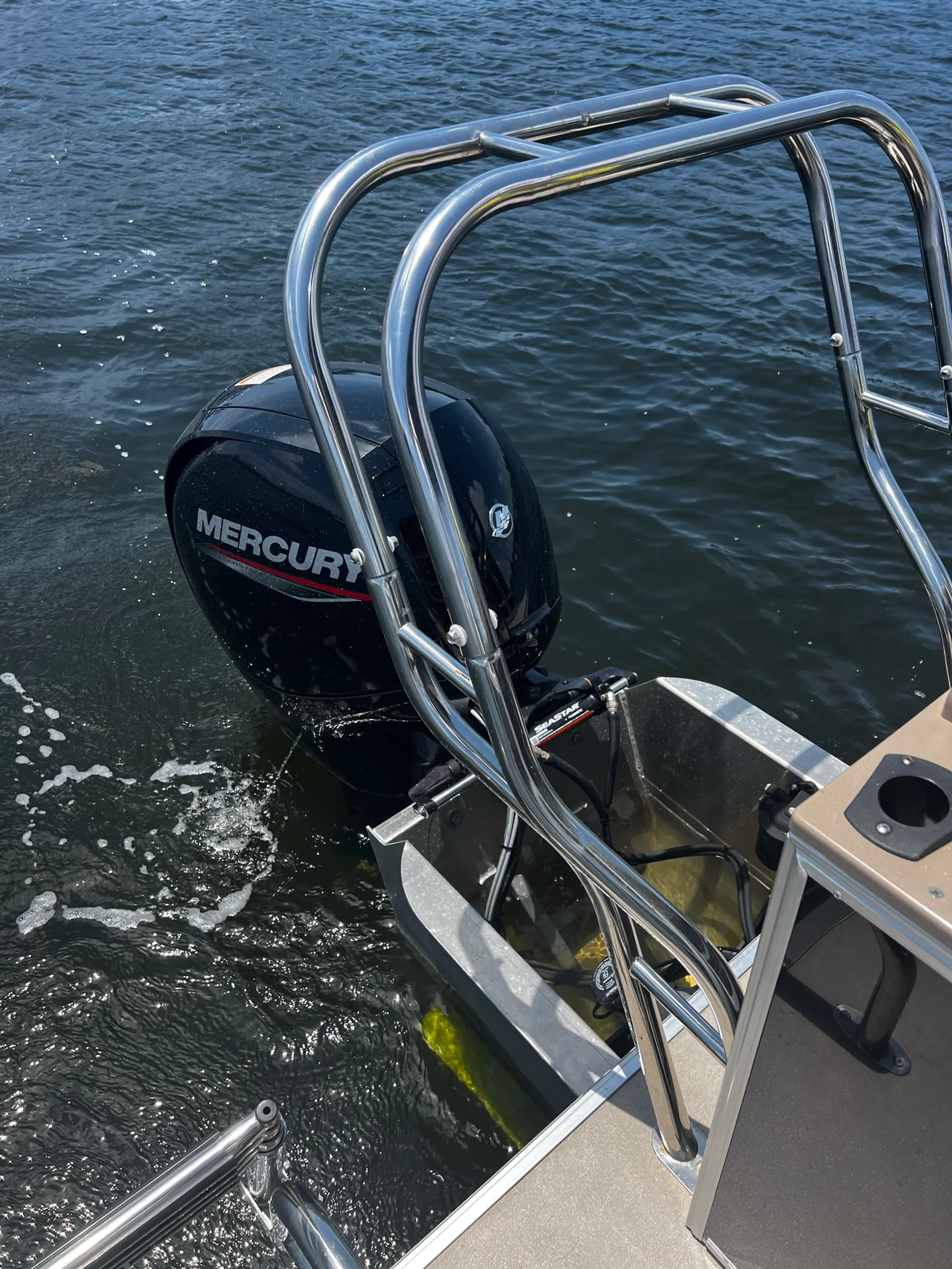Fun on the Water, lots of space and stability with this triton Boat