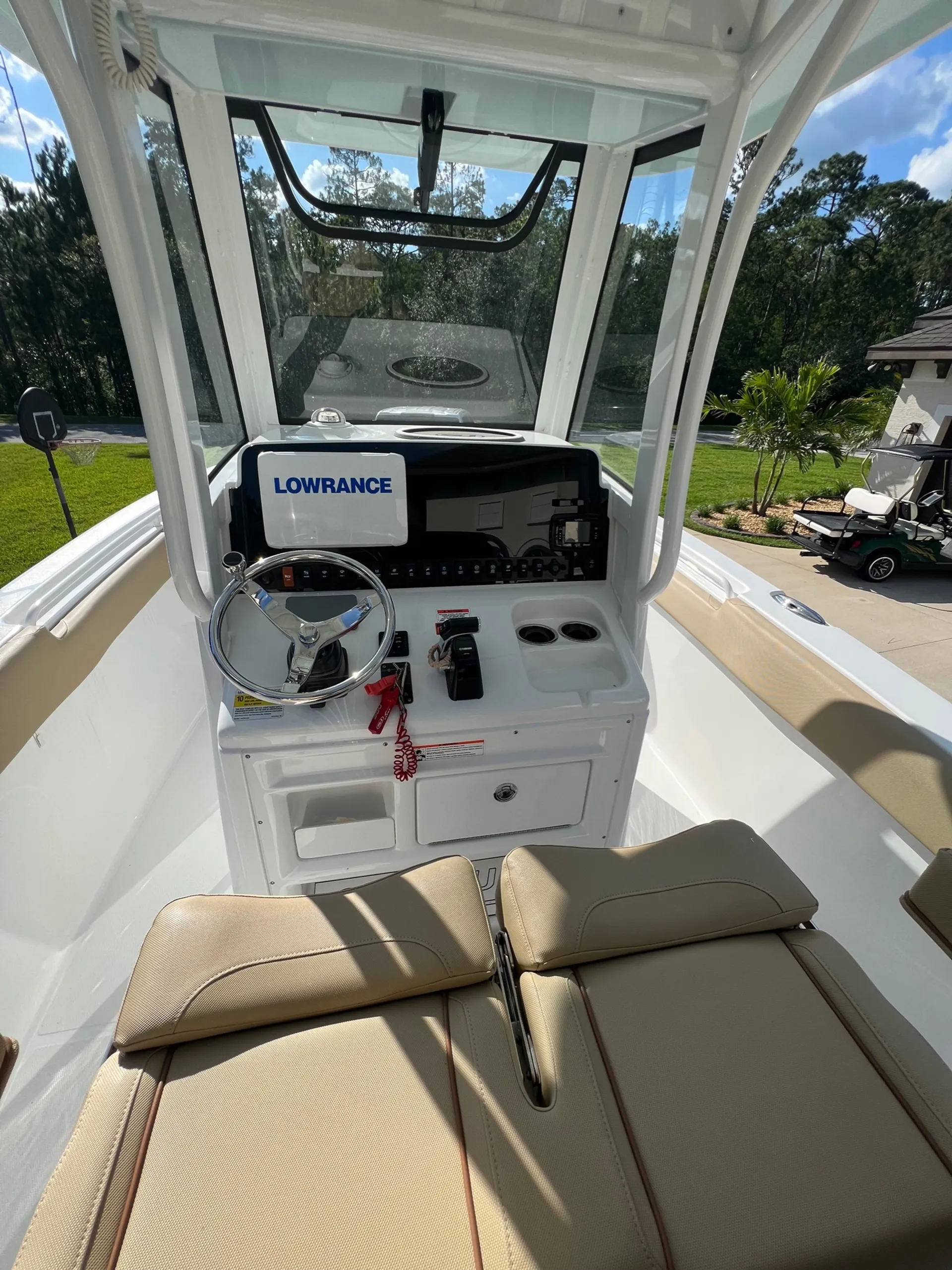 Beautiful and Large SeaHunt center console boat in Daytona Beach!