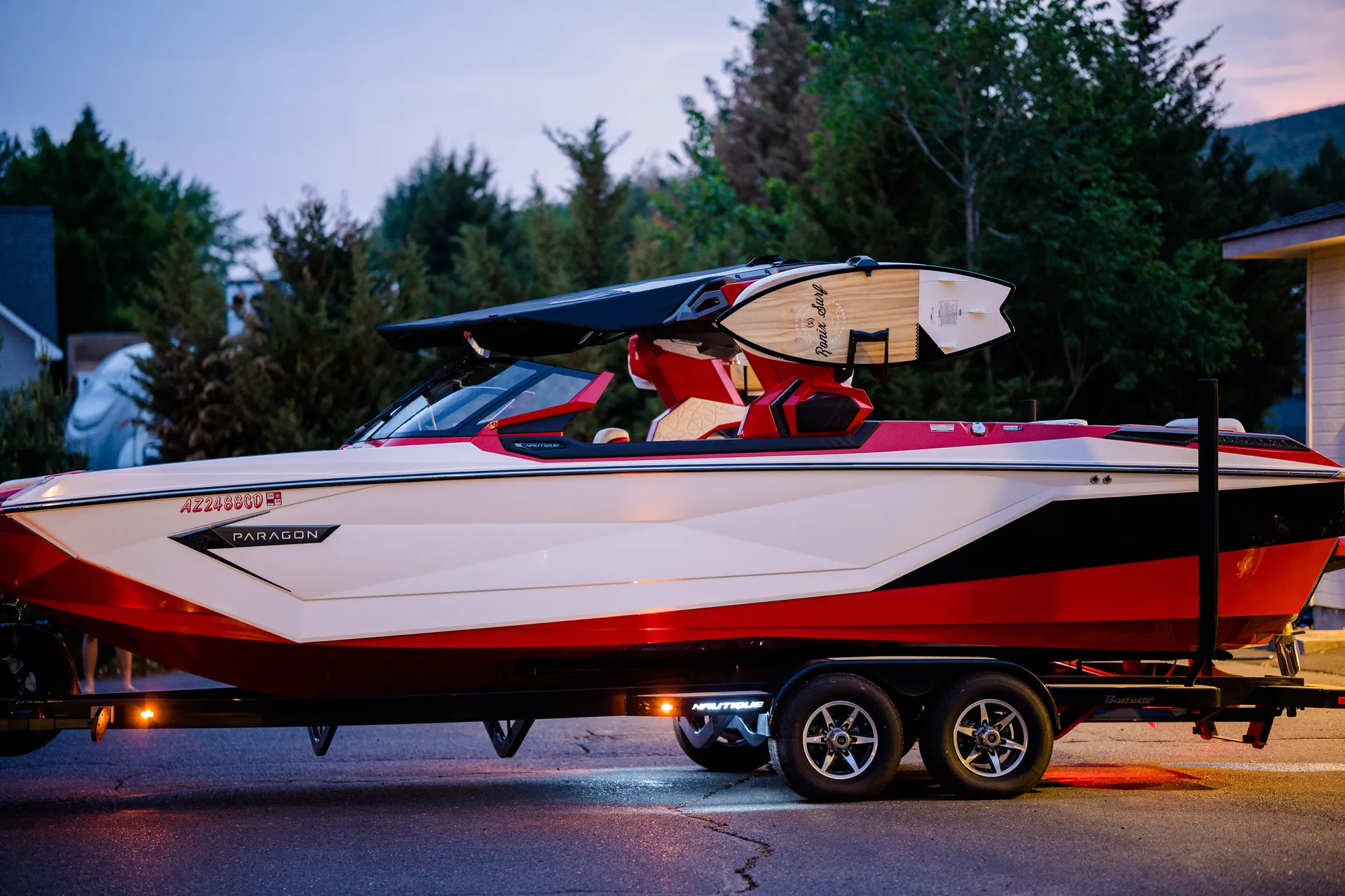 Fully loaded G25 Paragon Surf Boat