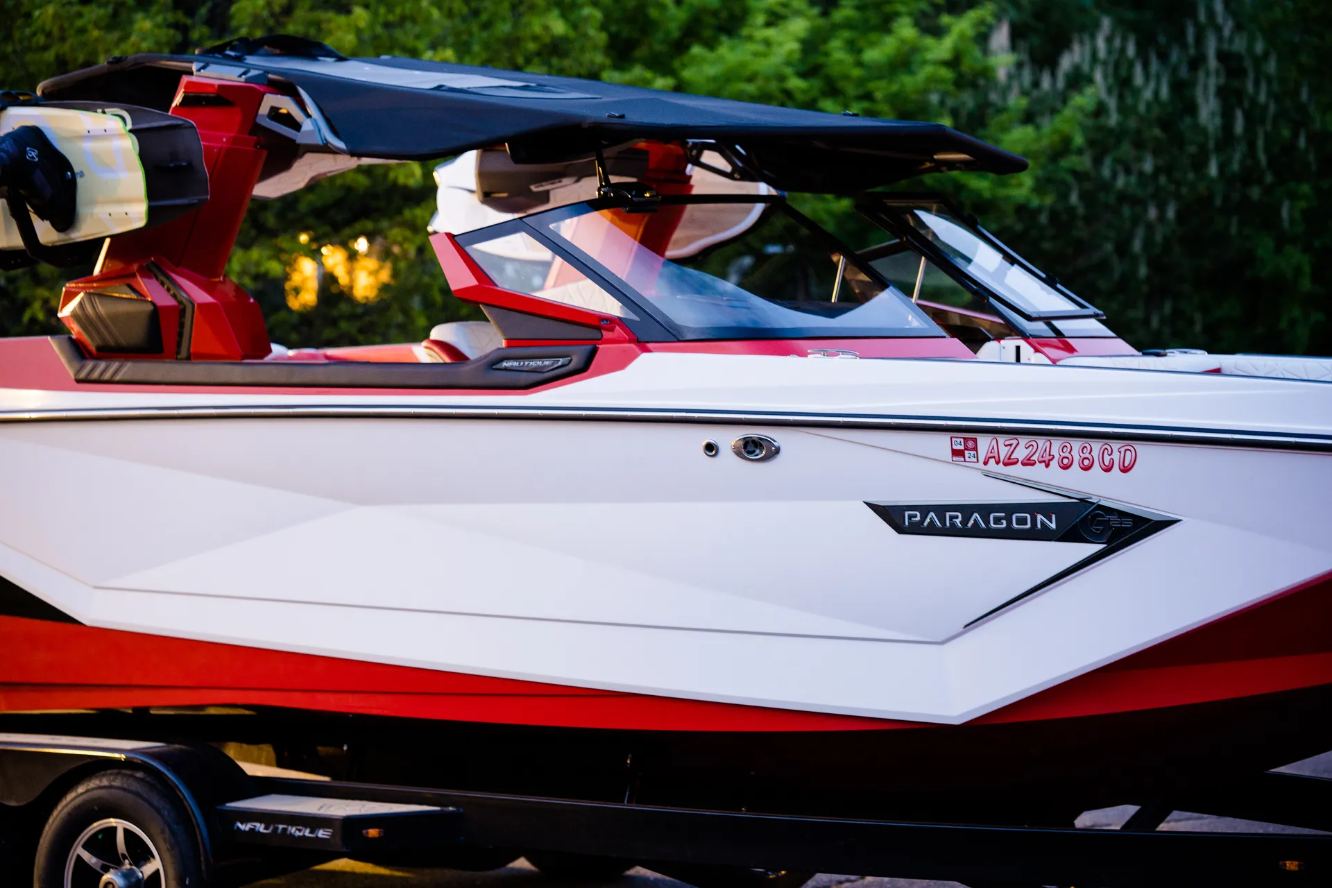 Fully loaded G25 Paragon Surf Boat