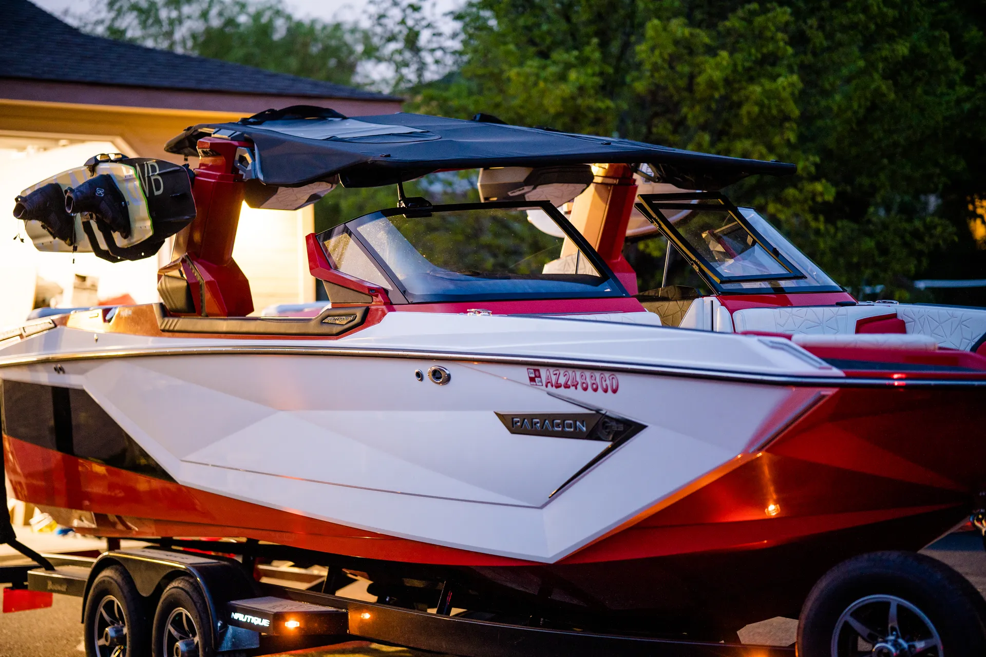 Fully loaded G25 Paragon Surf Boat