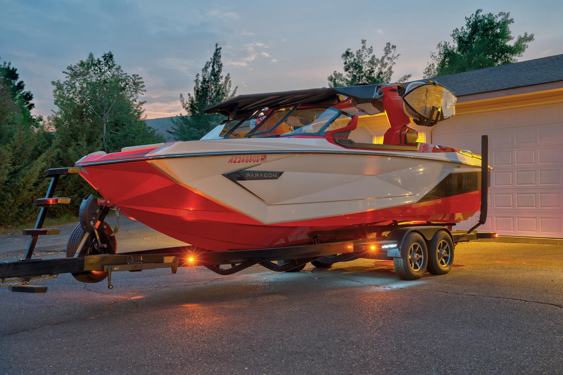 Fully loaded G25 Paragon Surf Boat