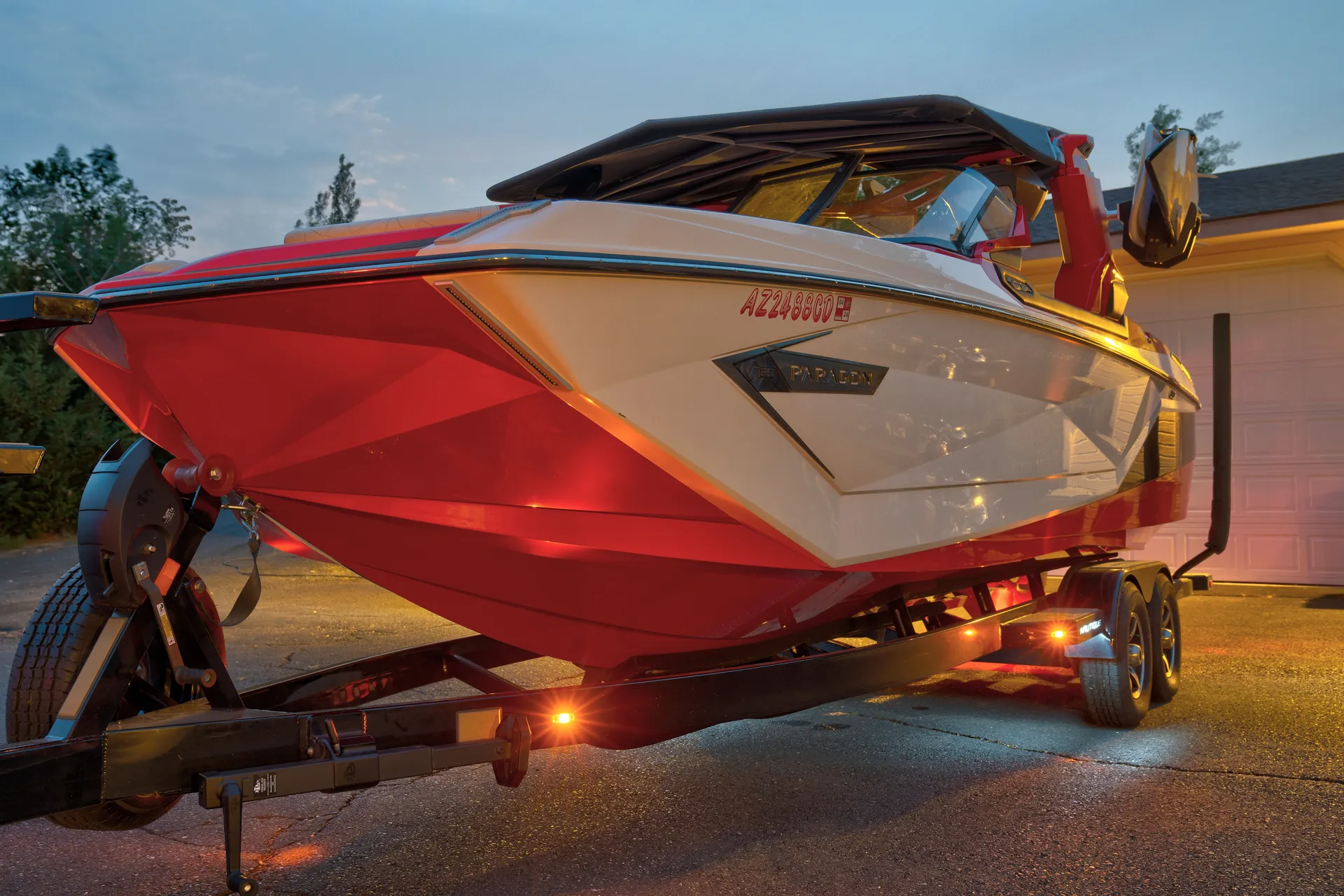 Fully loaded G25 Paragon Surf Boat