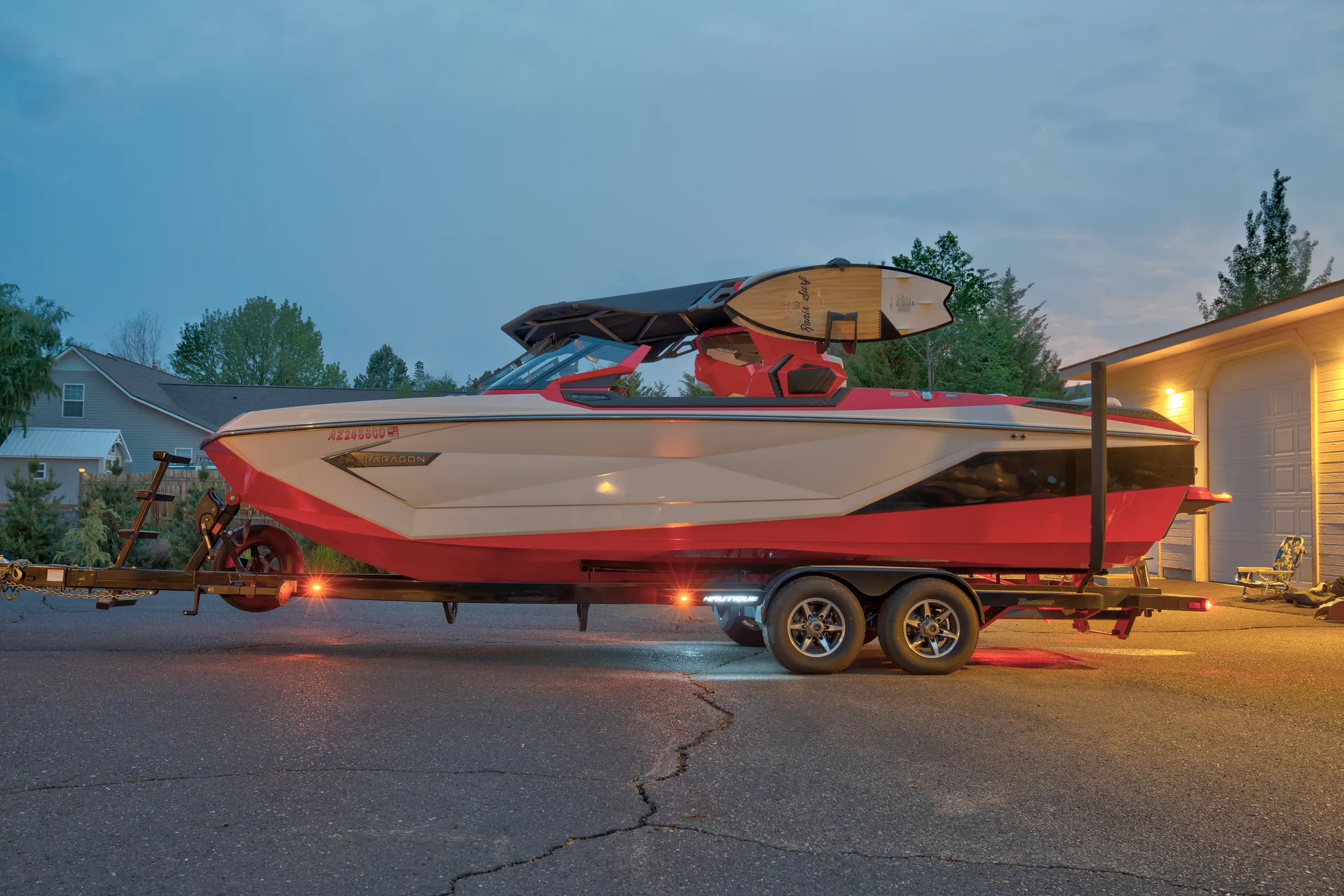 Fully loaded G25 Paragon Surf Boat
