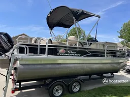 Pontoon Boat. Like new, 20 foot, 90 horse.
