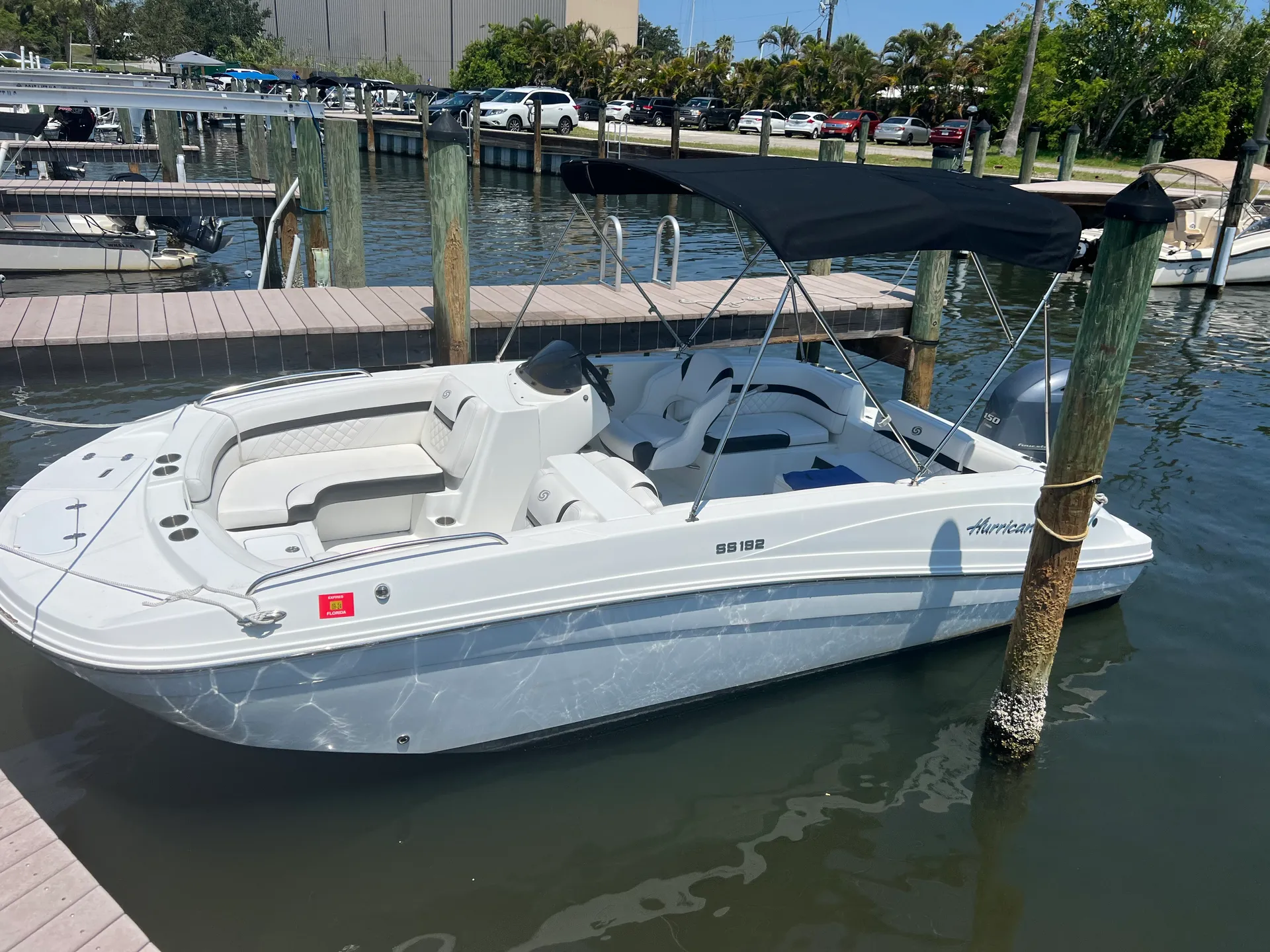 19 ft Hurricane Deck Boat