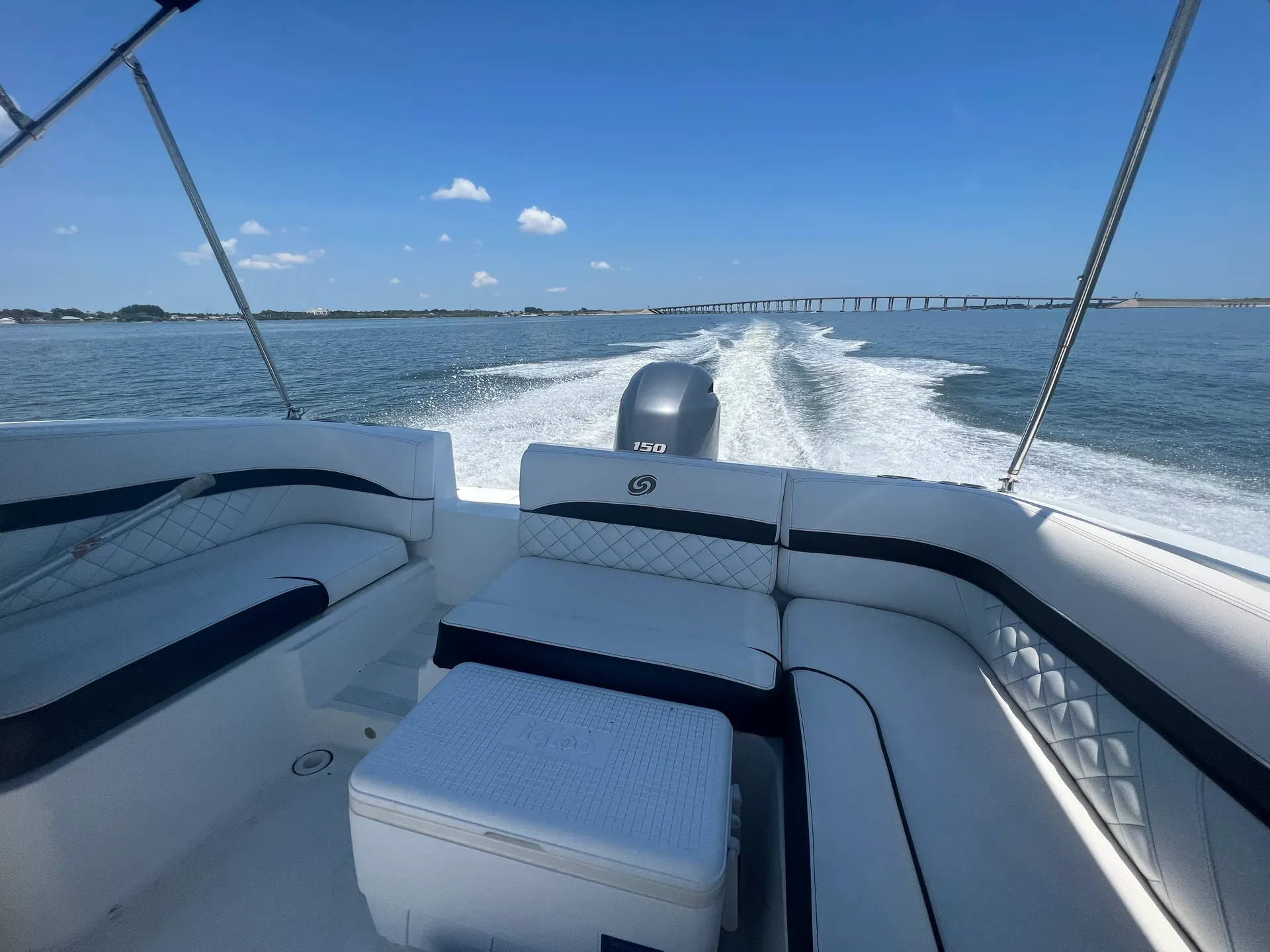 19 ft Hurricane Deck Boat